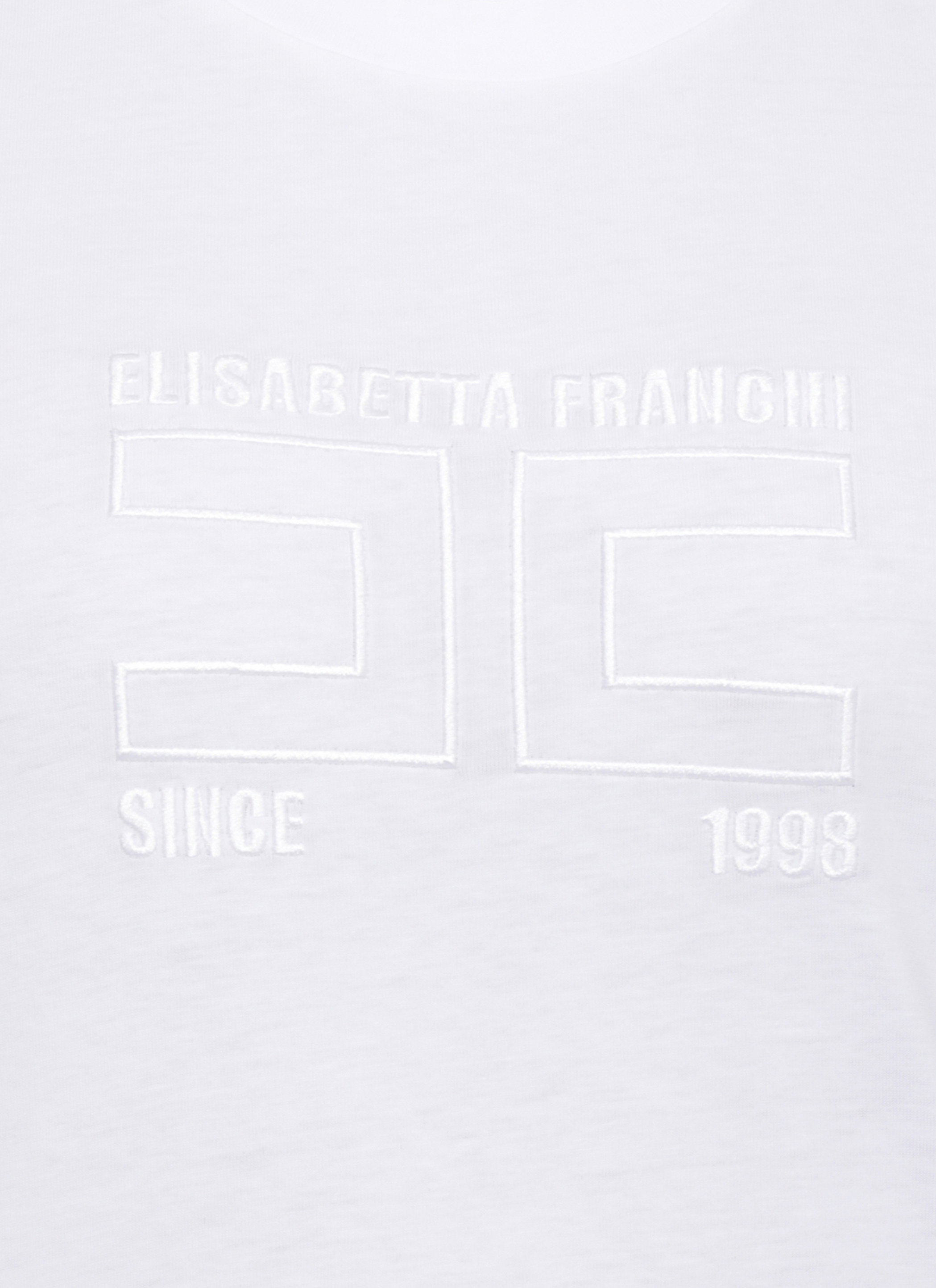Elisabetta Franchi T-shirts and Polos White MA71G61E2270 (Elisabetta Franchi / Tシャツ・カットソー ) | Elisabetta Franchi (エリザベッタ フランキ)(4)