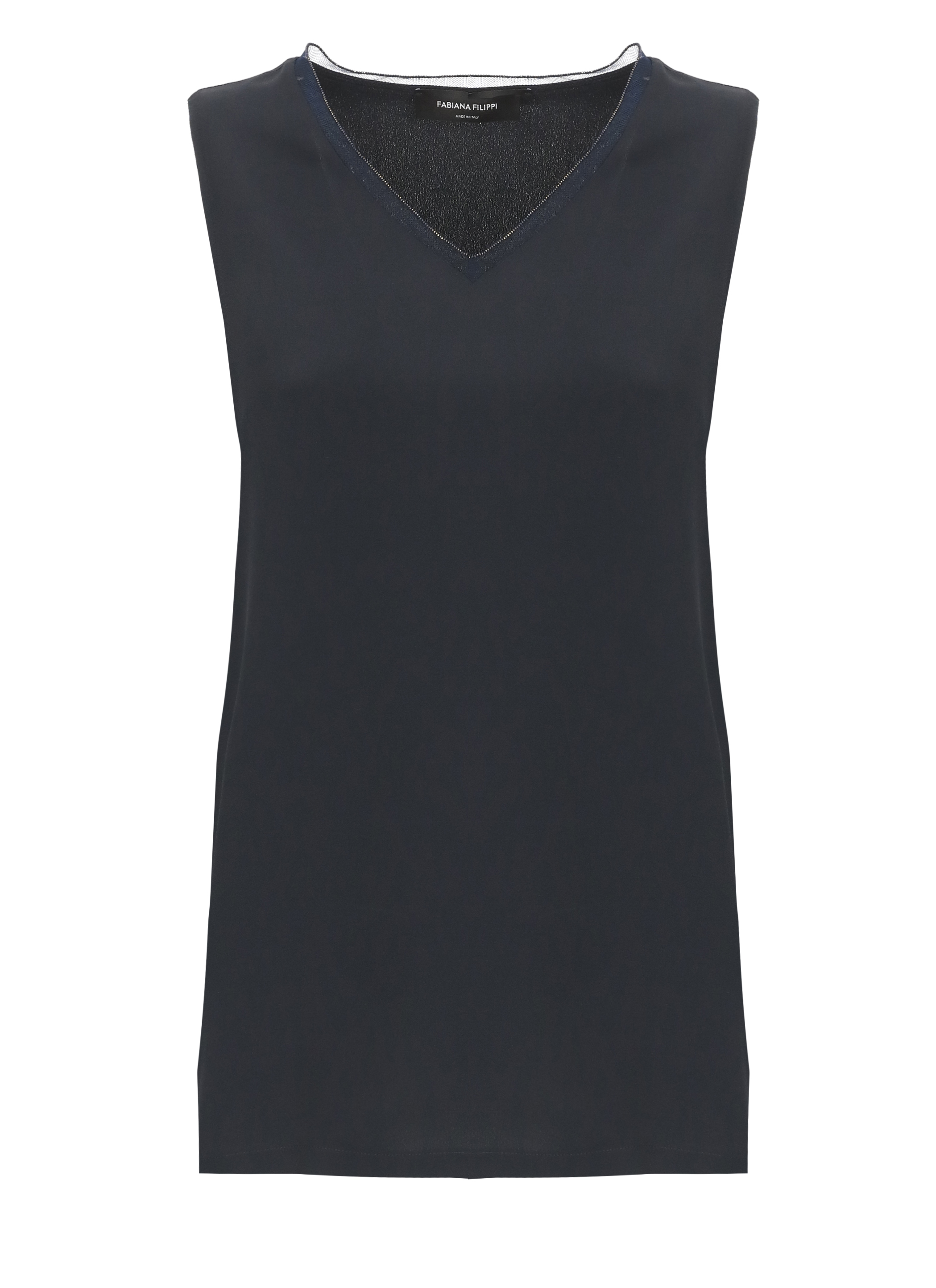 Fabiana Filippi Top Blue TPD266F295L7755146 (FABIANA FILIPPI / タンクトップ・キャミソール ) | FABIANA FILIPPI (ファビアナフィリッピ)