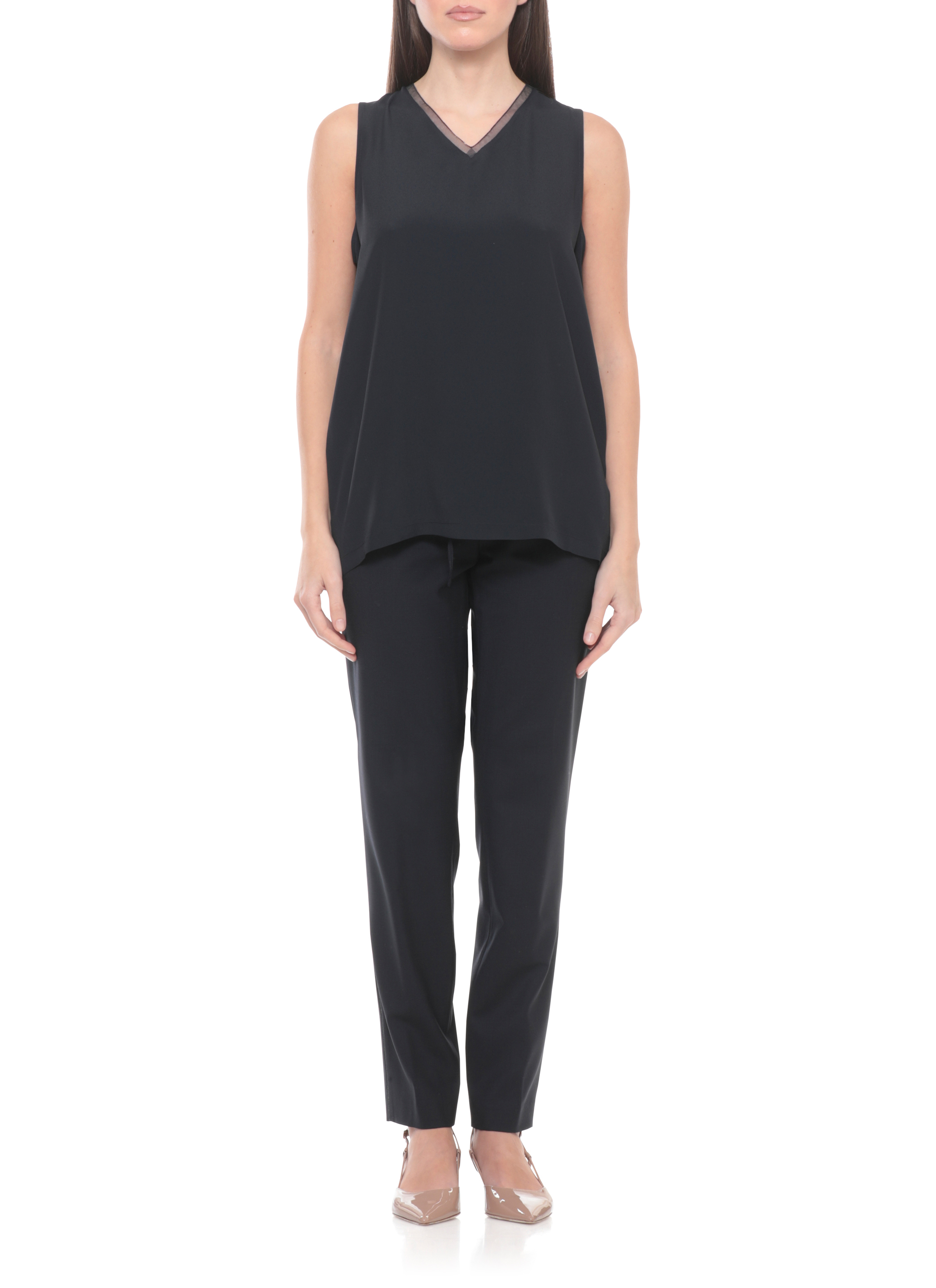 Fabiana Filippi Top Blue TPD266F295L7755146 (FABIANA FILIPPI / タンクトップ・キャミソール ) | FABIANA FILIPPI (ファビアナフィリッピ)(2)