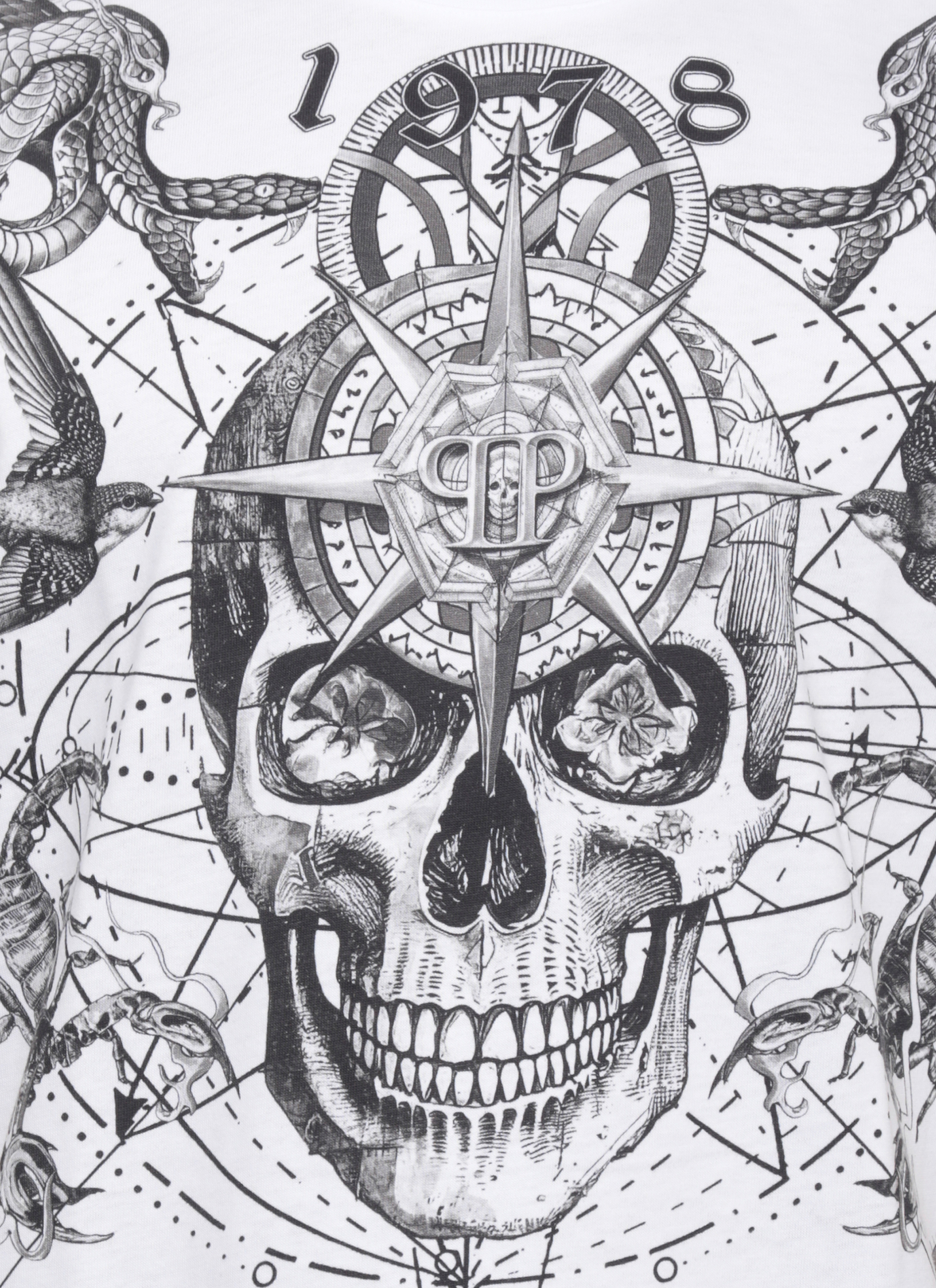 Philipp Plein T-shirts and Polos White SAFCMTK8850PJY002N01 (PHILIPP PLEIN / Tシャツ・カットソー ) | PHILIPP PLEIN (フィリップ プレイン)(4)