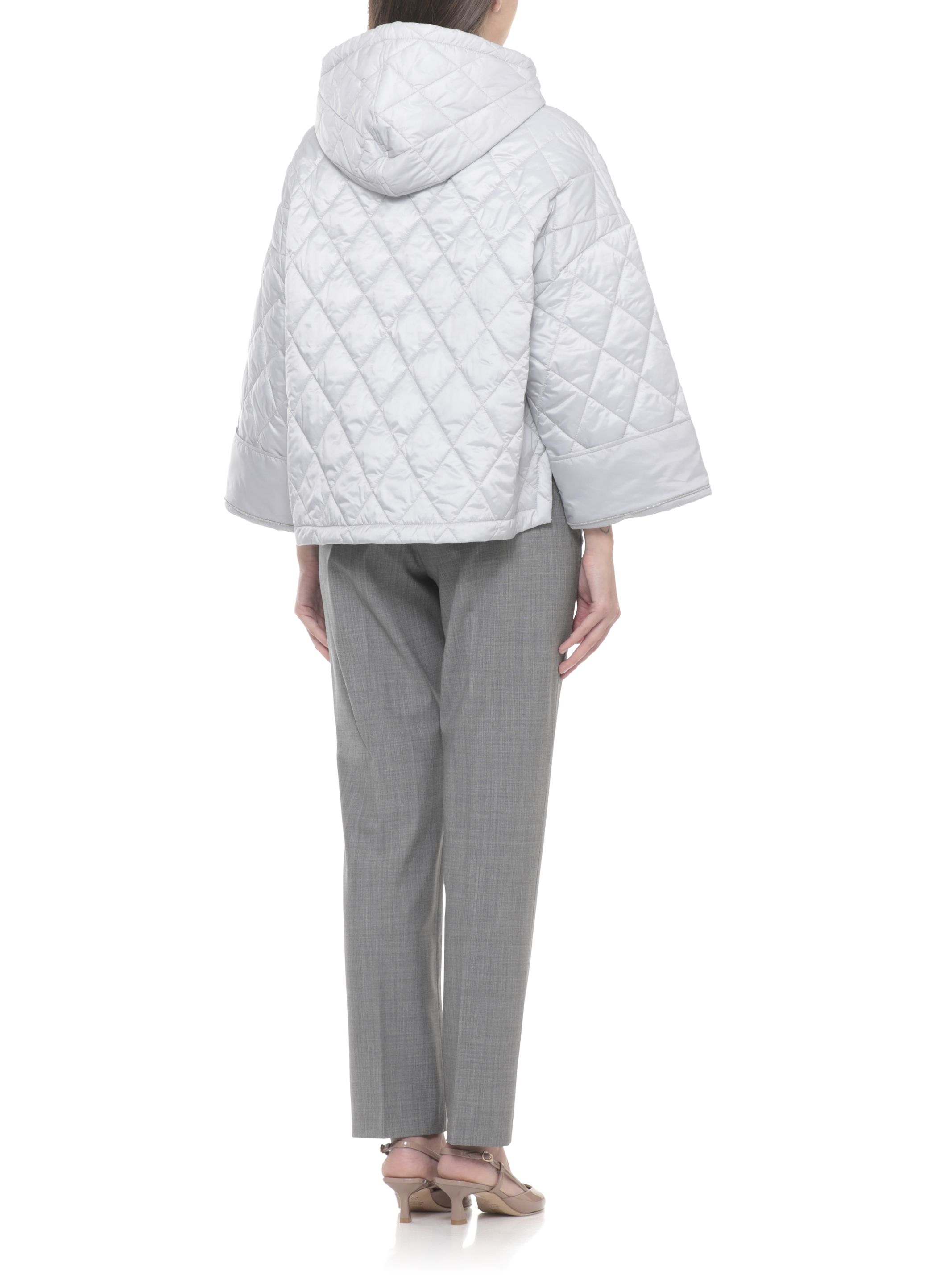 Fabiana Filippi Coats Grey CTD266F427L8928200 (FABIANA FILIPPI / カジュアルジャケット ) | FABIANA FILIPPI (ファビアナフィリッピ)(3)