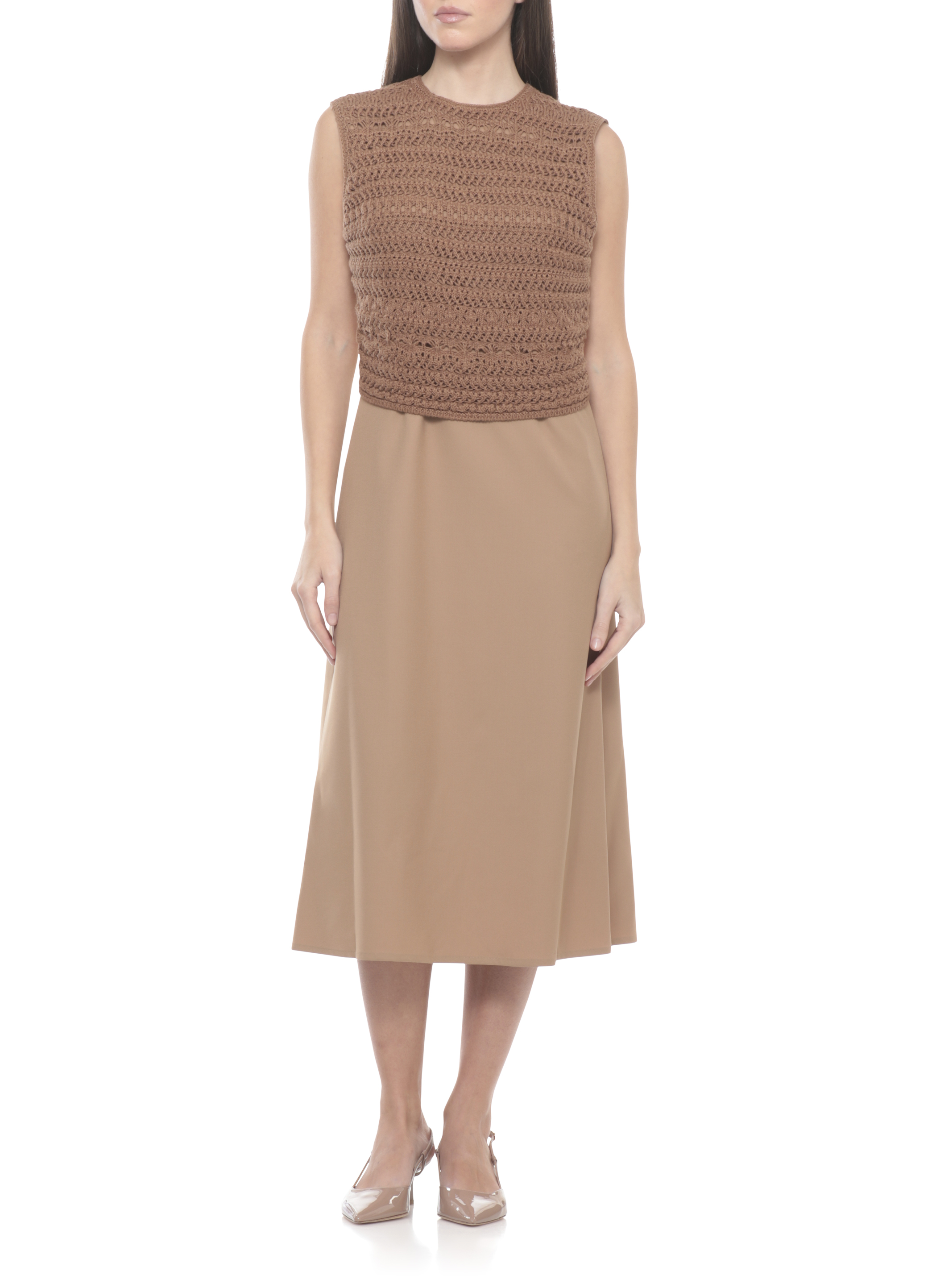 Fabiana Filippi Dresses Brown ABD266F179L7741268 (FABIANA FILIPPI / ワンピース・ドレス・オールインワン ) | FABIANA FILIPPI (ファビアナフィリッピ)(1)