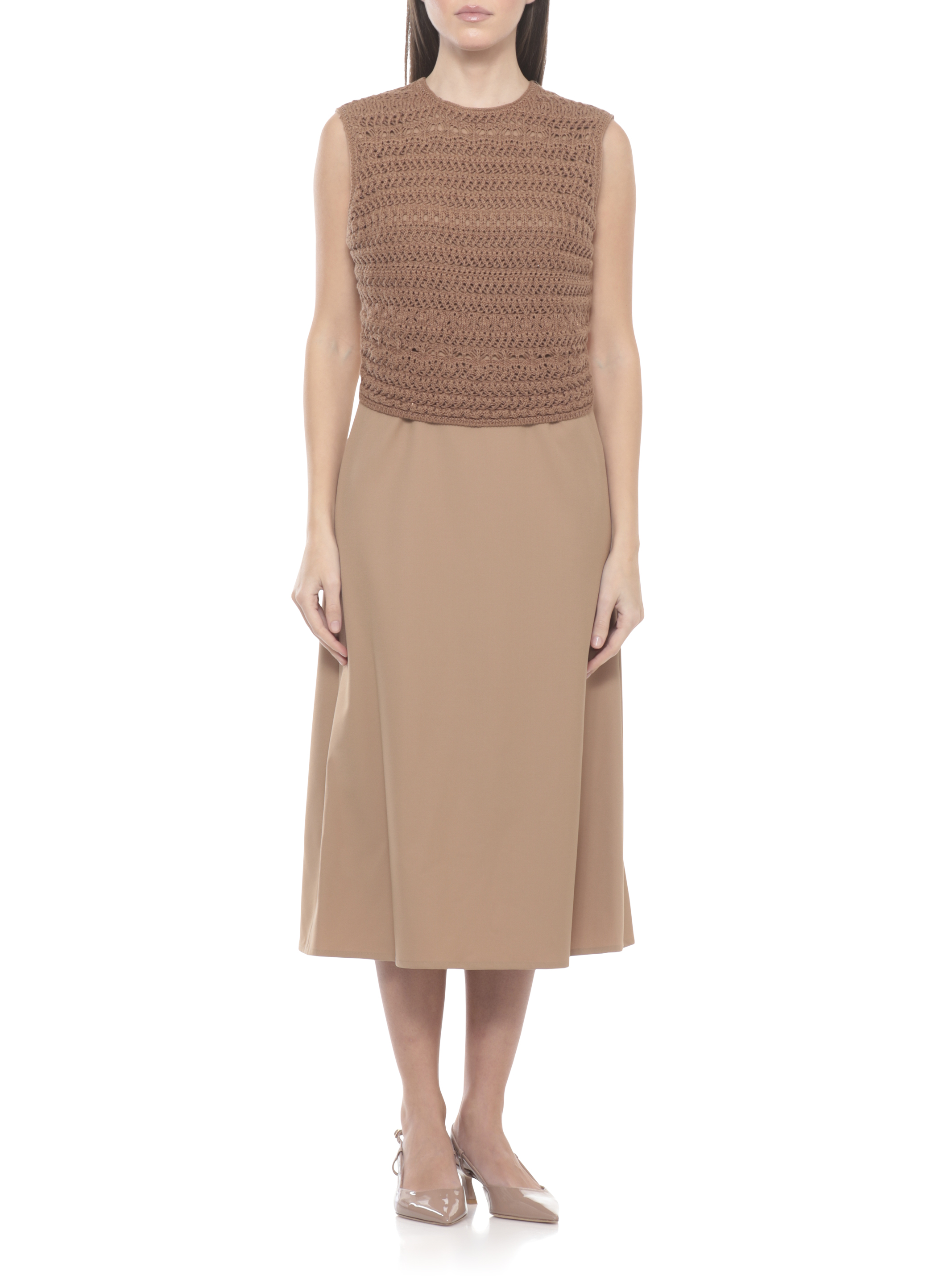 Fabiana Filippi Dresses Brown ABD266F179L7741268 (FABIANA FILIPPI / ワンピース・ドレス・オールインワン ) | FABIANA FILIPPI (ファビアナフィリッピ)(2)