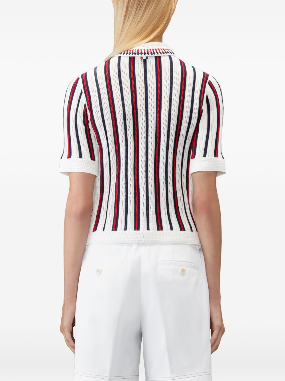 Thom Browne T-shirts and Polos White FKP136EY3021100 (Thom Browne / ニット・セーター・カーディガン ) | Thom Browne (トム・ブラウン)(1)