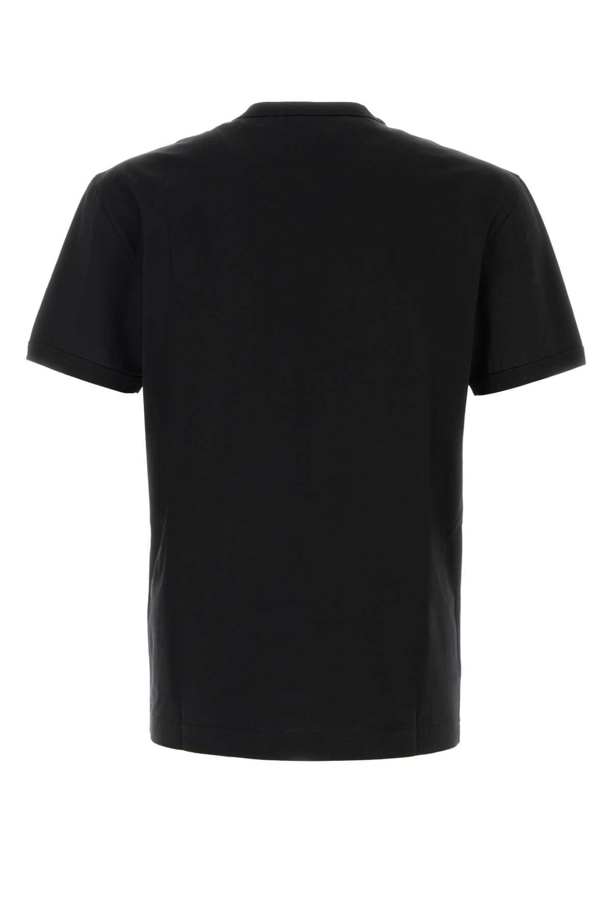 Black cotton t-shirt G8PV1ZG7P3NN0000 (Dolce & Gabbana / Tシャツ・カットソー ) | Dolce & Gabbana (ドルチェガッバーナ)(1)