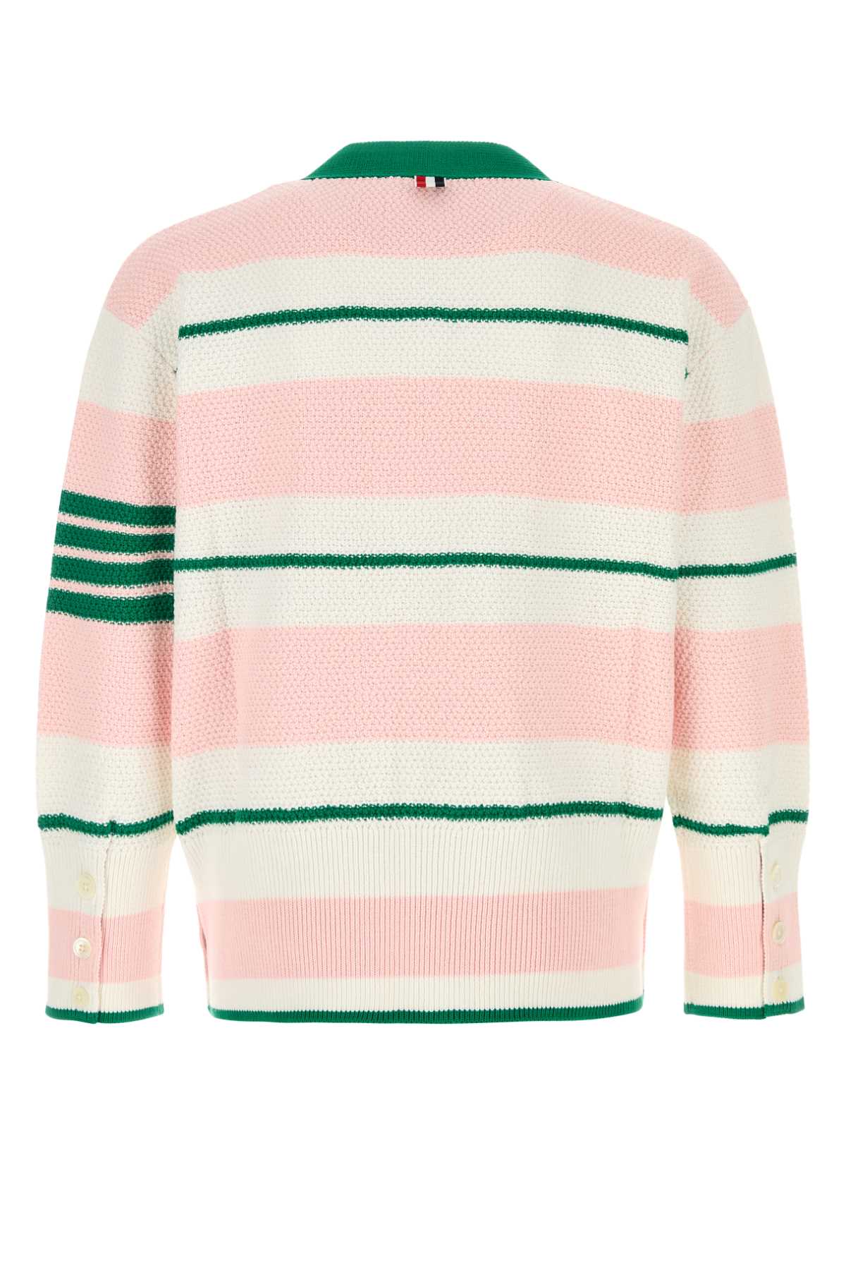 Embroidered cotton cardigan MKC641AY3016642 (Thom Browne / ニット・セーター・カーディガン ) | Thom Browne (トム・ブラウン)(1)