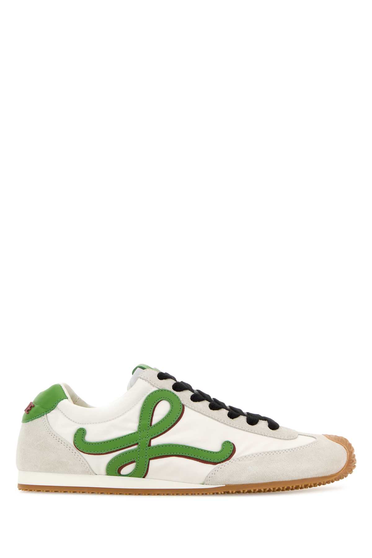 Two-tone canvas and suede Ballet Runner 2.0 sneakers LBR2282X31WHIGRAGREDARORA (LOEWE / スニーカー ) | LOEWE (ロエベ)