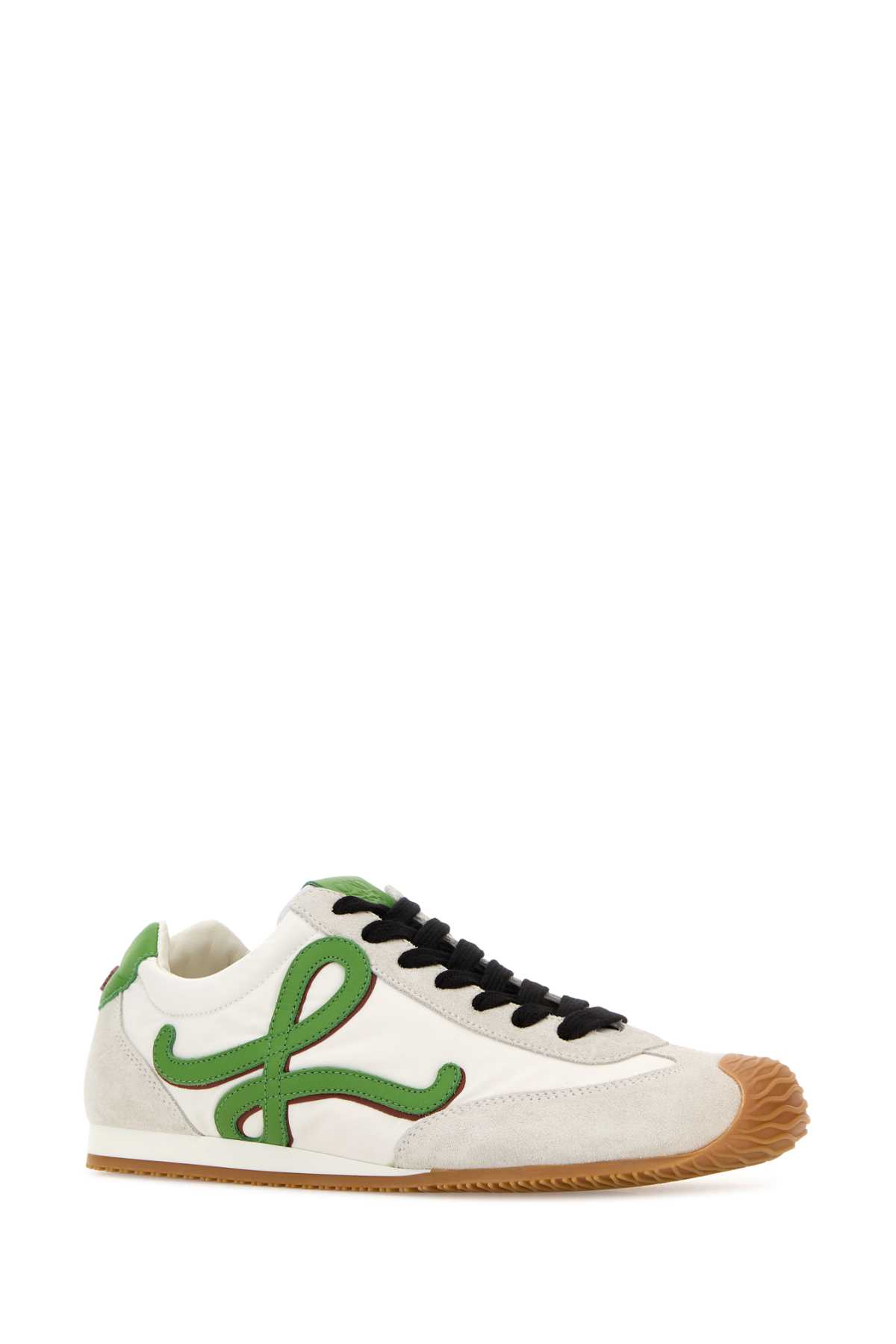 Two-tone canvas and suede Ballet Runner 2.0 sneakers LBR2282X31WHIGRAGREDARORA (LOEWE / スニーカー ) | LOEWE (ロエベ)(1)