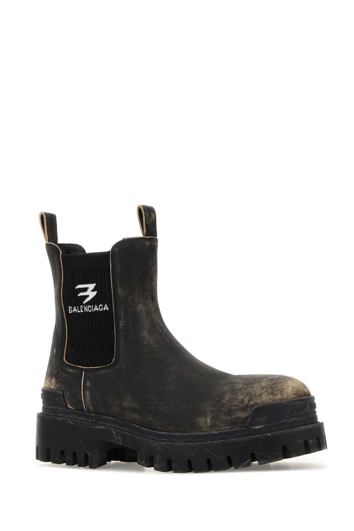 Slate leather Chelsea Strike ankle boots 854082WB2281919 (Balenciaga / ブーツ ) | Balenciaga (バレンシアガ)(1)