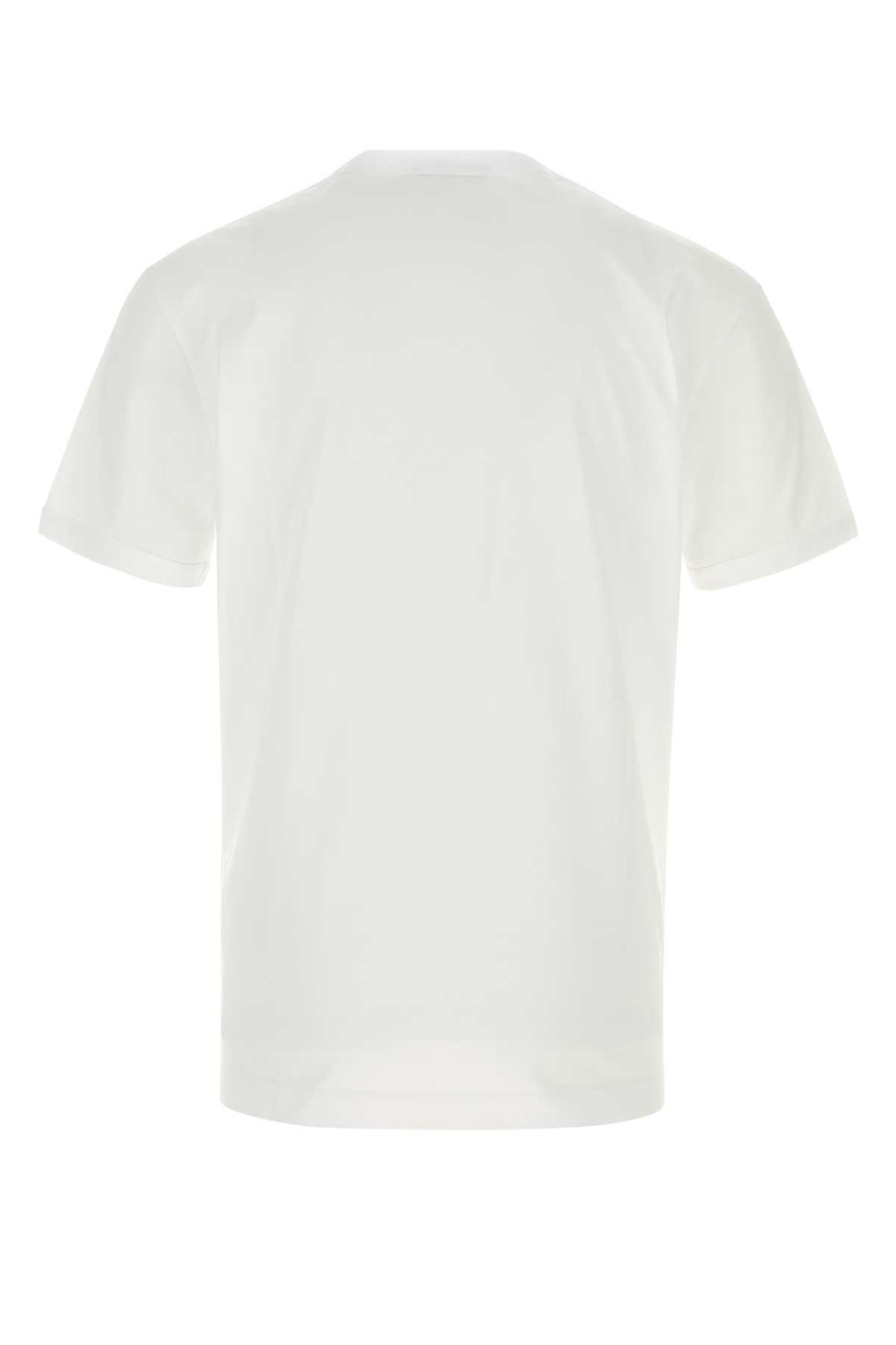 White cotton t-shirt G8PV1ZG7P3NW0800 (Dolce & Gabbana / Tシャツ・カットソー ) | Dolce & Gabbana (ドルチェガッバーナ)(1)