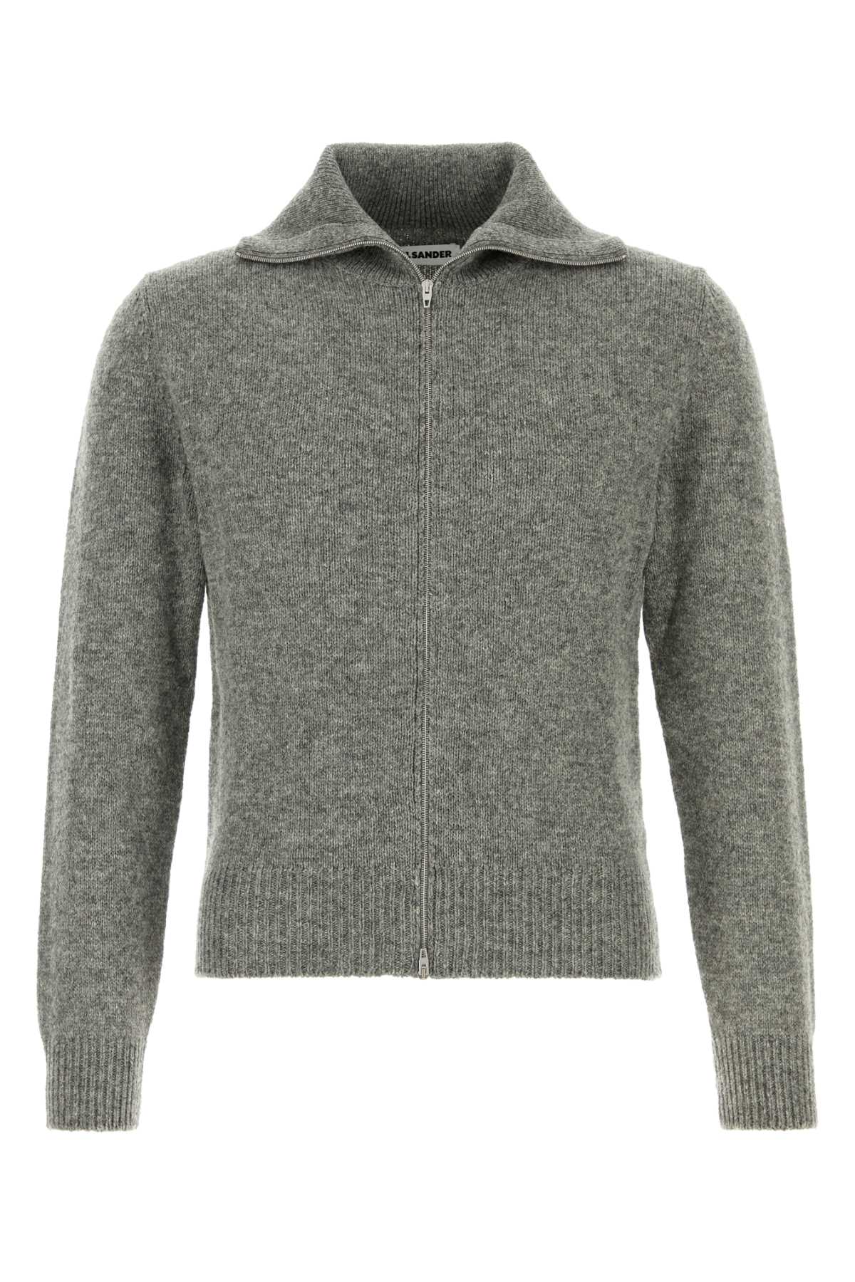 Grey wool blend cardigan J21HP0015J14837024 (Jil Sander / ニット・セーター・カーディガン ) | Jil Sander (ジルサンダー)