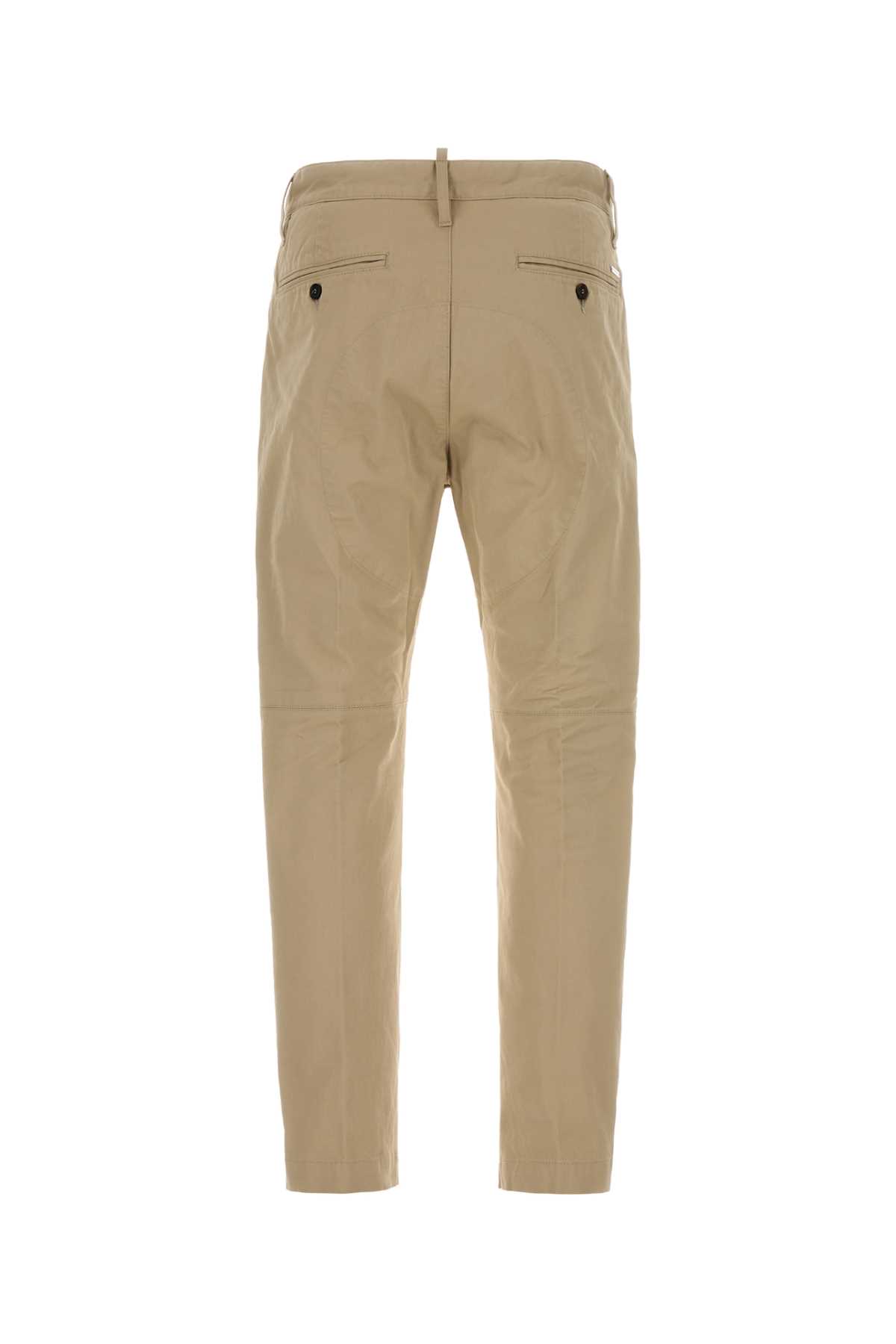 Beige stretch cotton chino pant S74KB1129S39021126 (Dsquared2 / パンツ ) | Dsquared2 (ディースクエアード)(1)
