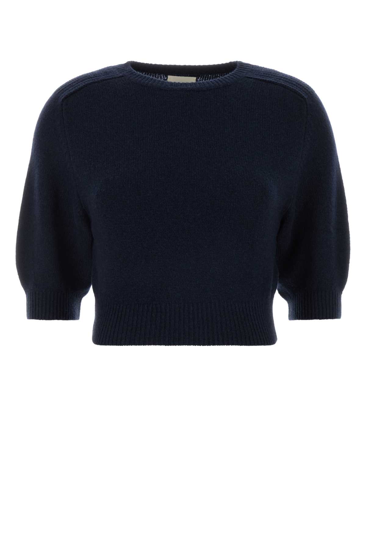 Navy blue wool blend Lorelai sweater 18161534K534358 (KHAITE / ニット・セーター・カーディガン ) | KHAITE (ケイト)