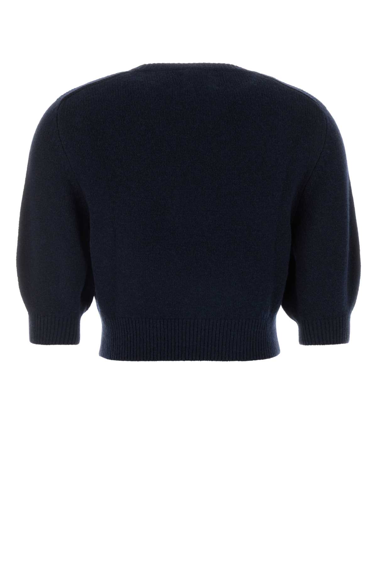 Navy blue wool blend Lorelai sweater 18161534K534358 (KHAITE / ニット・セーター・カーディガン ) | KHAITE (ケイト)(1)