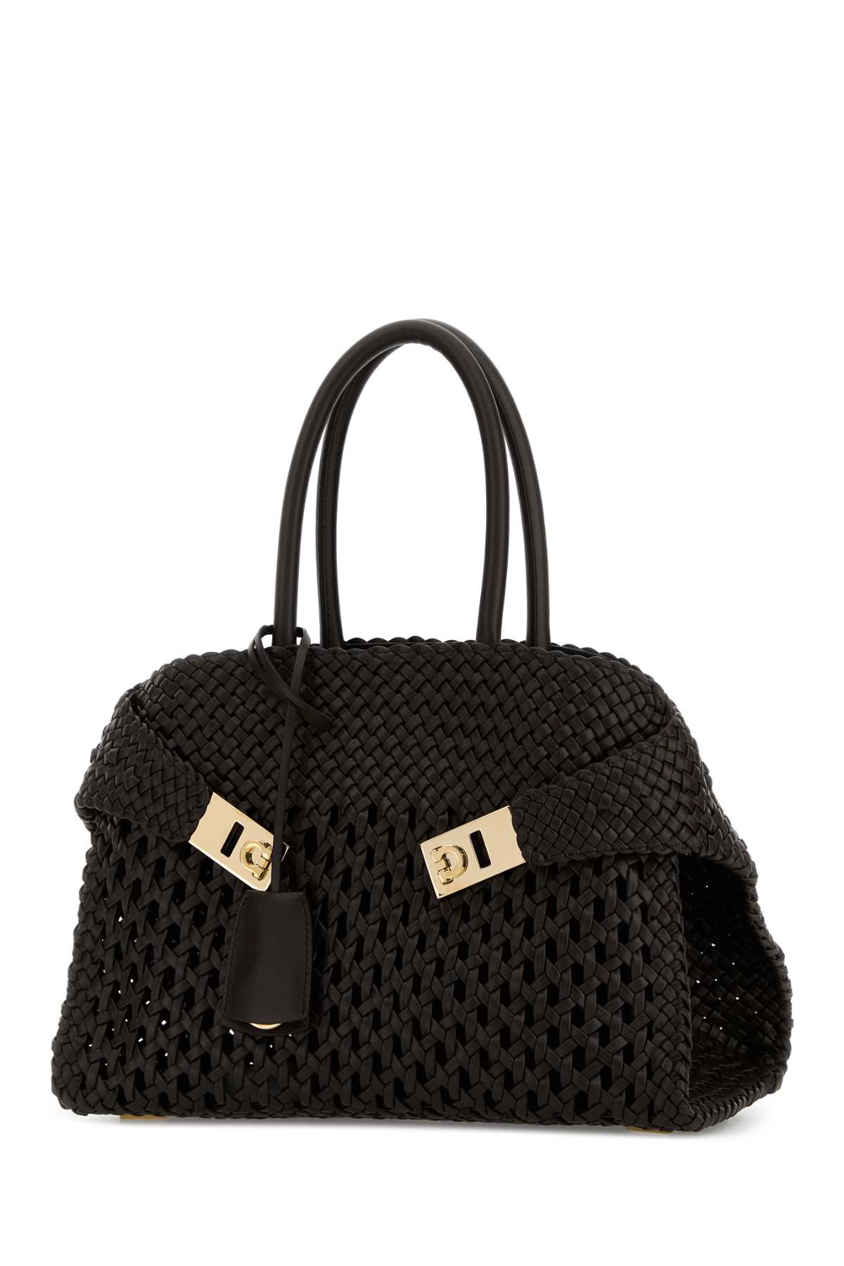 Dark brown leather Hug handbag 21A474789996TESTADIMORO (FERRAGAMO / ハンドバッグ・ショルダーバッグ ) | FERRAGAMO (フェラガモ)(1)