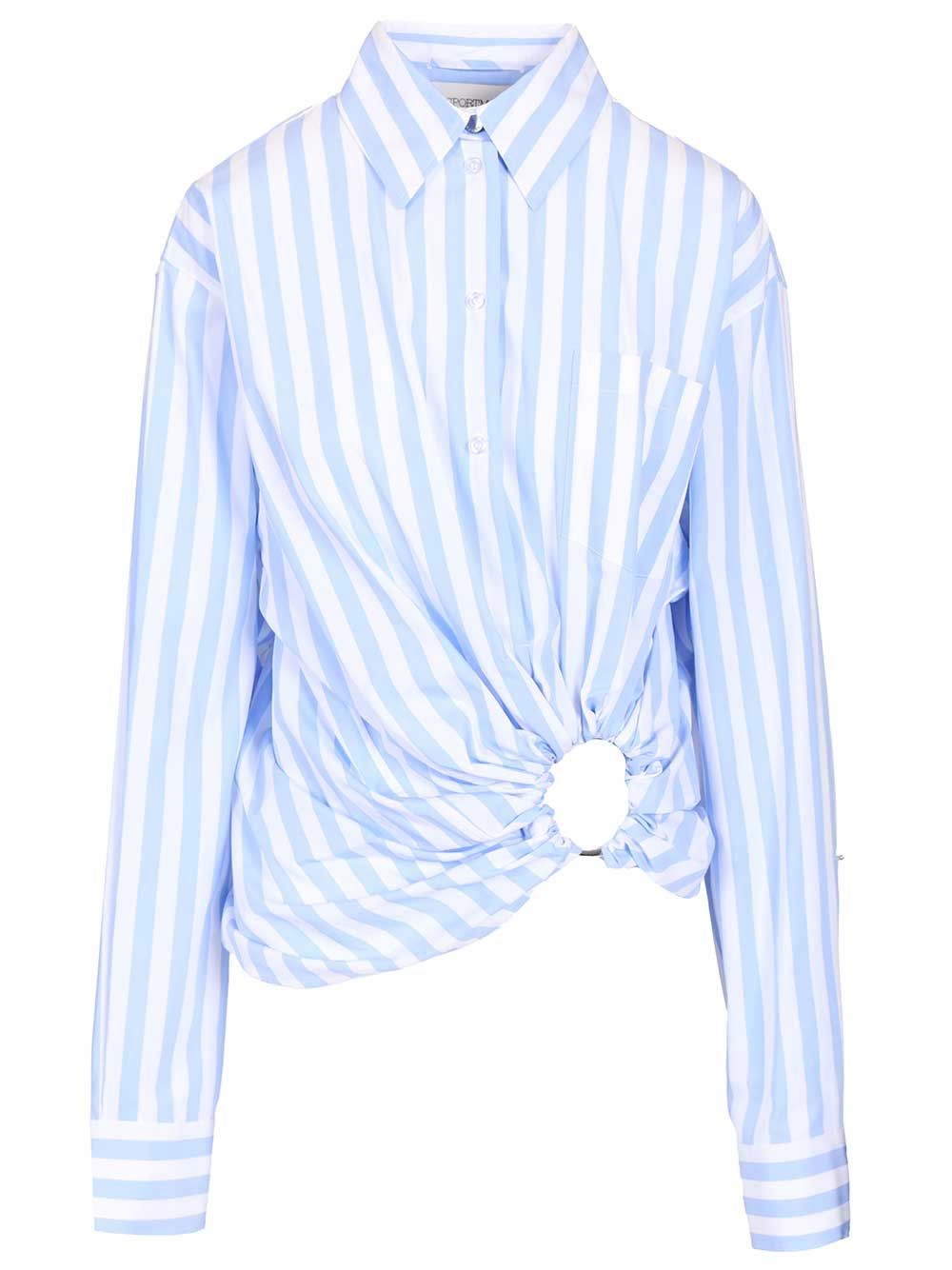 PALMIZI LONG SLEEVE COTTON STRIPED SHIRT 2612111012600022003 (Sportmax / シャツ・ブラウス ) | Sportmax (スポーツマックス)