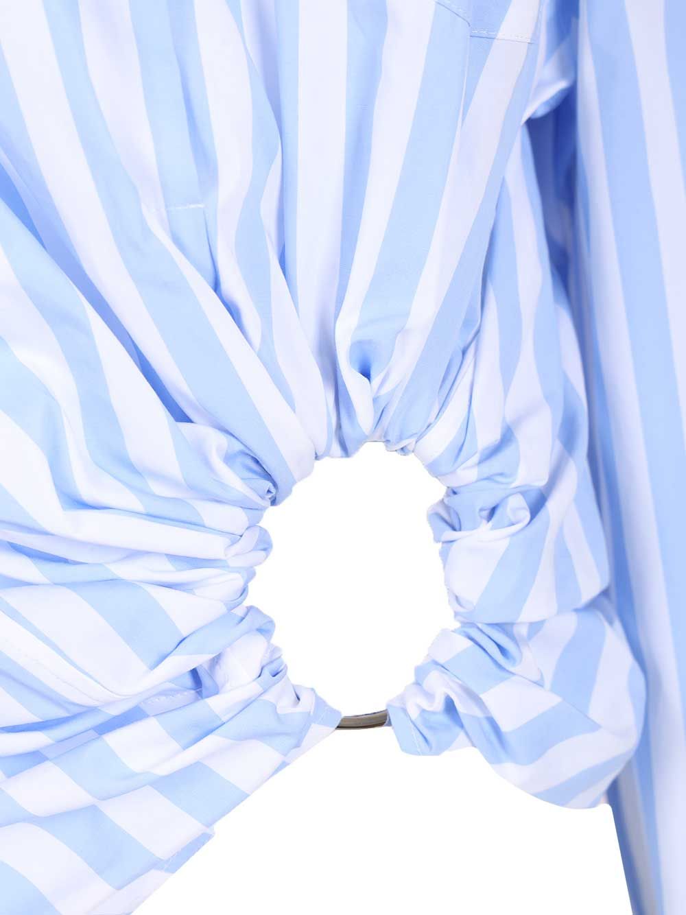 PALMIZI LONG SLEEVE COTTON STRIPED SHIRT 2612111012600022003 (Sportmax / シャツ・ブラウス ) | Sportmax (スポーツマックス)(2)