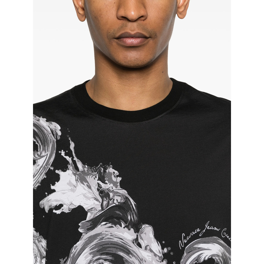 T-shirt Versace Jeans Couture 80GAH6SBJS541V22 (VERSACE JEANS COUTURE / Tシャツ・カットソー ) | VERSACE JEANS COUTURE (ヴェルサーチェ ジーンズ クチュール)(2)