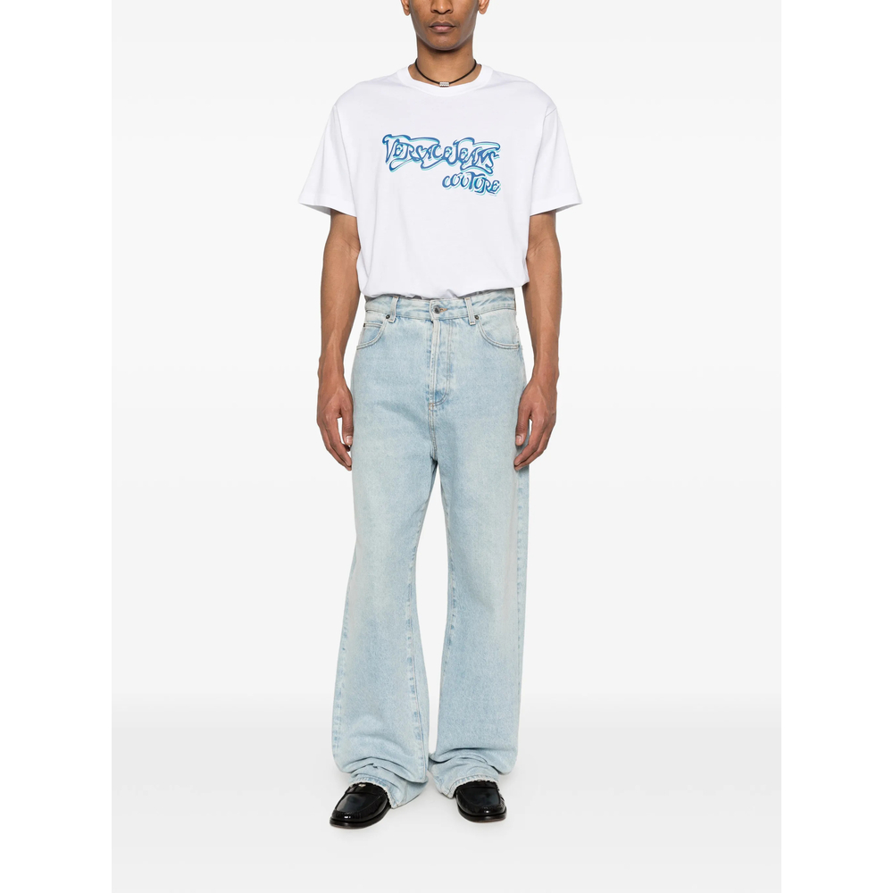 T-shirt Versace Jeans Couture 80GAHD08CJ01Z003 (VERSACE JEANS COUTURE / Tシャツ・カットソー ) | VERSACE JEANS COUTURE (ヴェルサーチェ ジーンズ クチュール)(4)