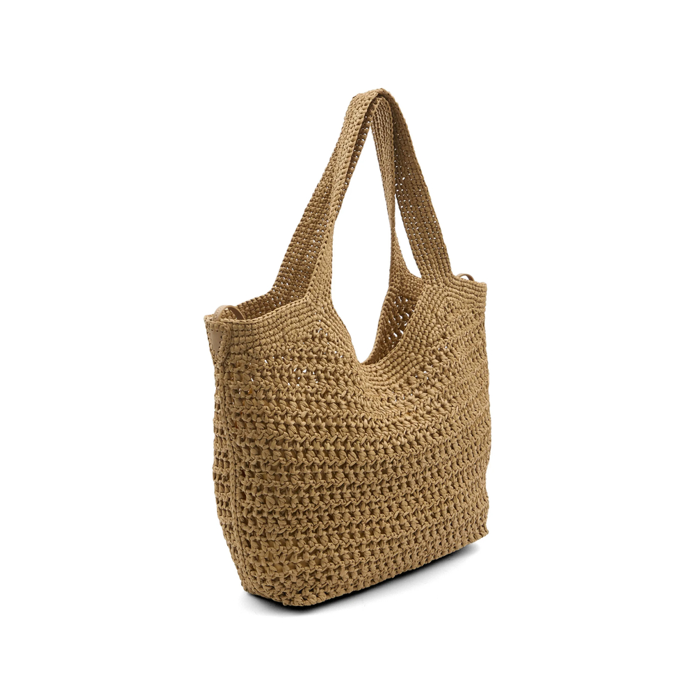 RAFFIA AND LEATHER MEDIUM SHOPPING BAG XBWEBLA0300RGM478Y (Tod's / トートバッグ ) | Tod's (トッズ)(1)