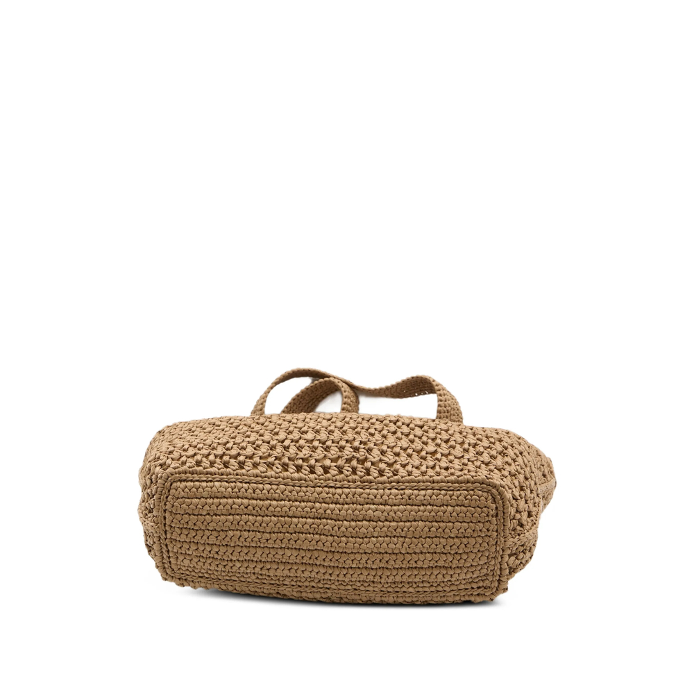 RAFFIA AND LEATHER MEDIUM SHOPPING BAG XBWEBLA0300RGM478Y (Tod's / トートバッグ ) | Tod's (トッズ)(2)
