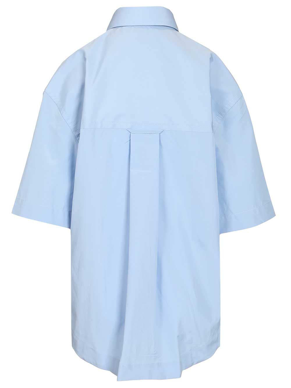 Short-sleeved poplin shirt USH809CO0063484 (AMI Paris / シャツ・ブラウス ) | AMI Paris (アミパリス)(1)