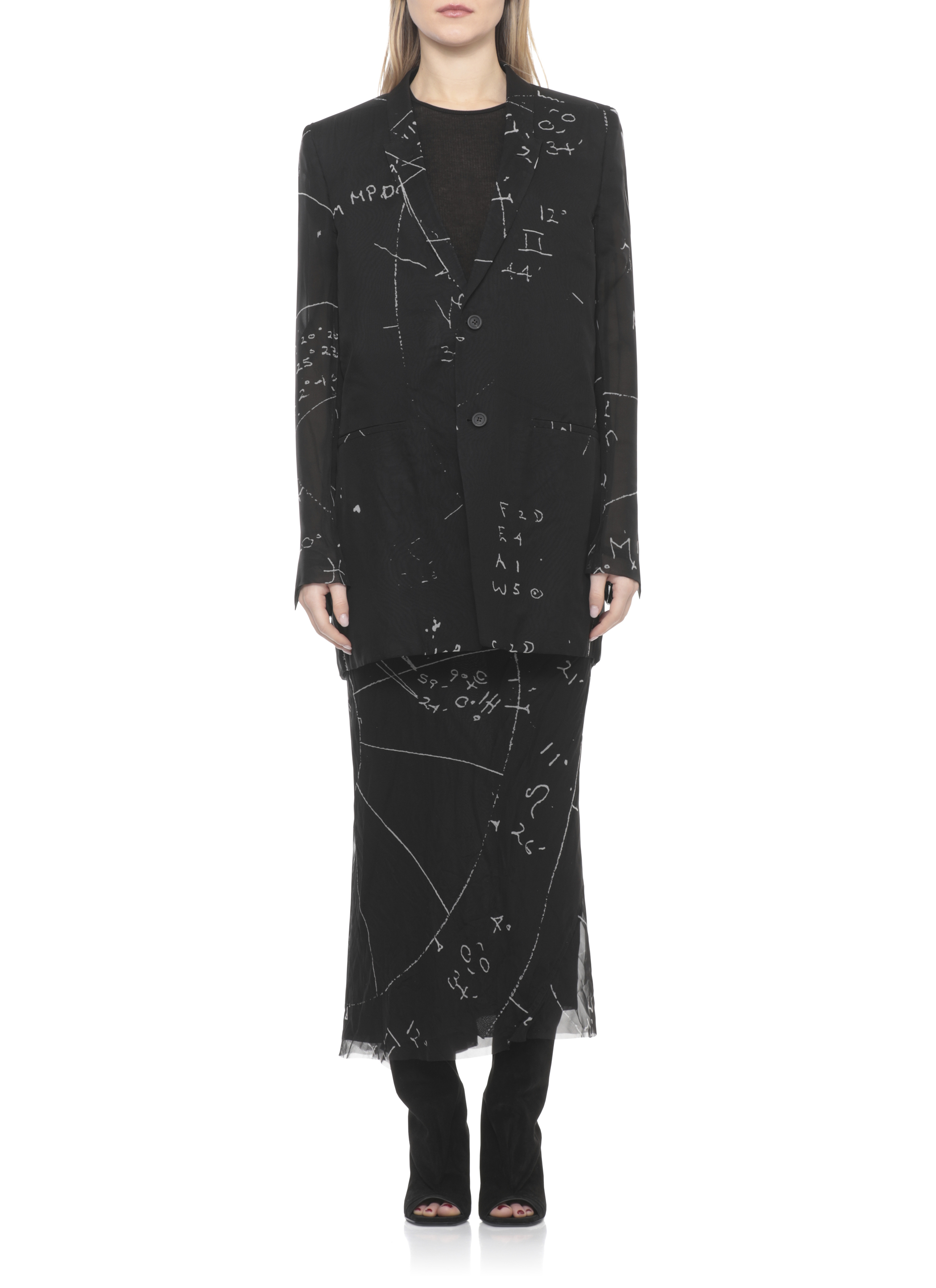 Rick Owens Skirts Black RP01F6334SP10911 (Rick Owens / スカート ) | Rick Owens (リック オウエンス)(1)