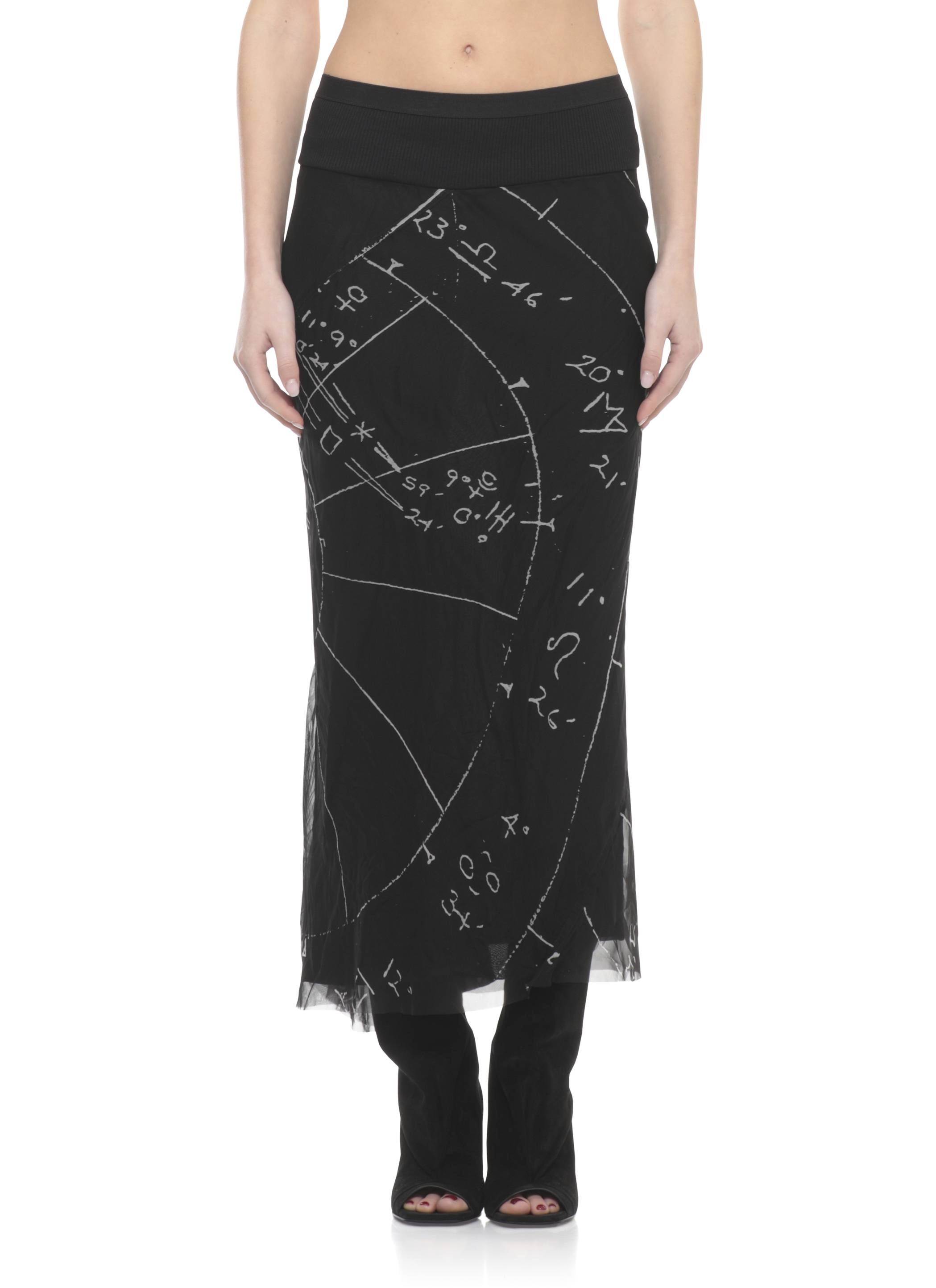 Rick Owens Skirts Black RP01F6334SP10911 (Rick Owens / スカート ) | Rick Owens (リック オウエンス)(2)