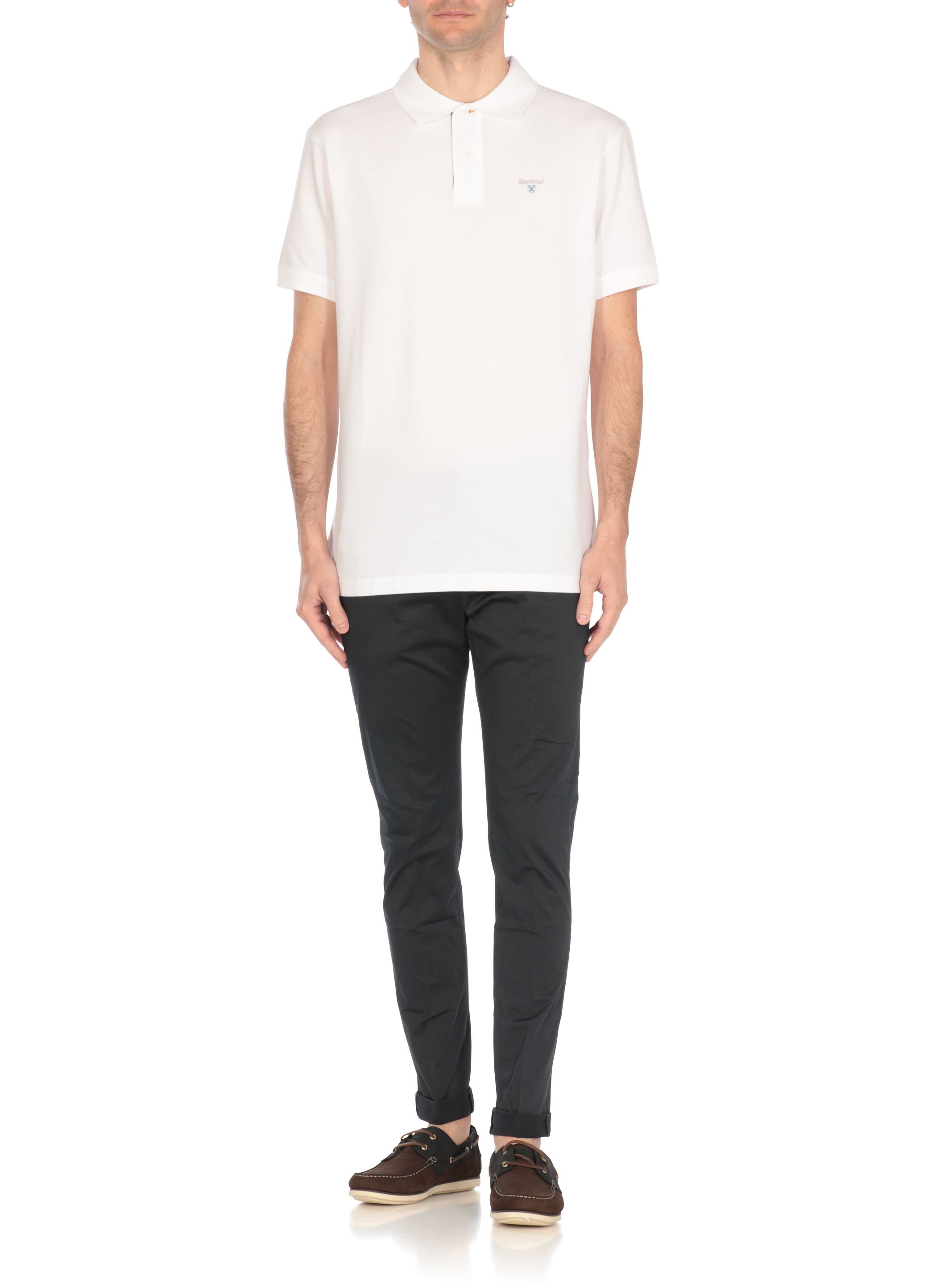 Barbour T-shirts and Polos White MML0012MMLWH11 (Barbour / ポロシャツ ) | Barbour (バブアー)(2)