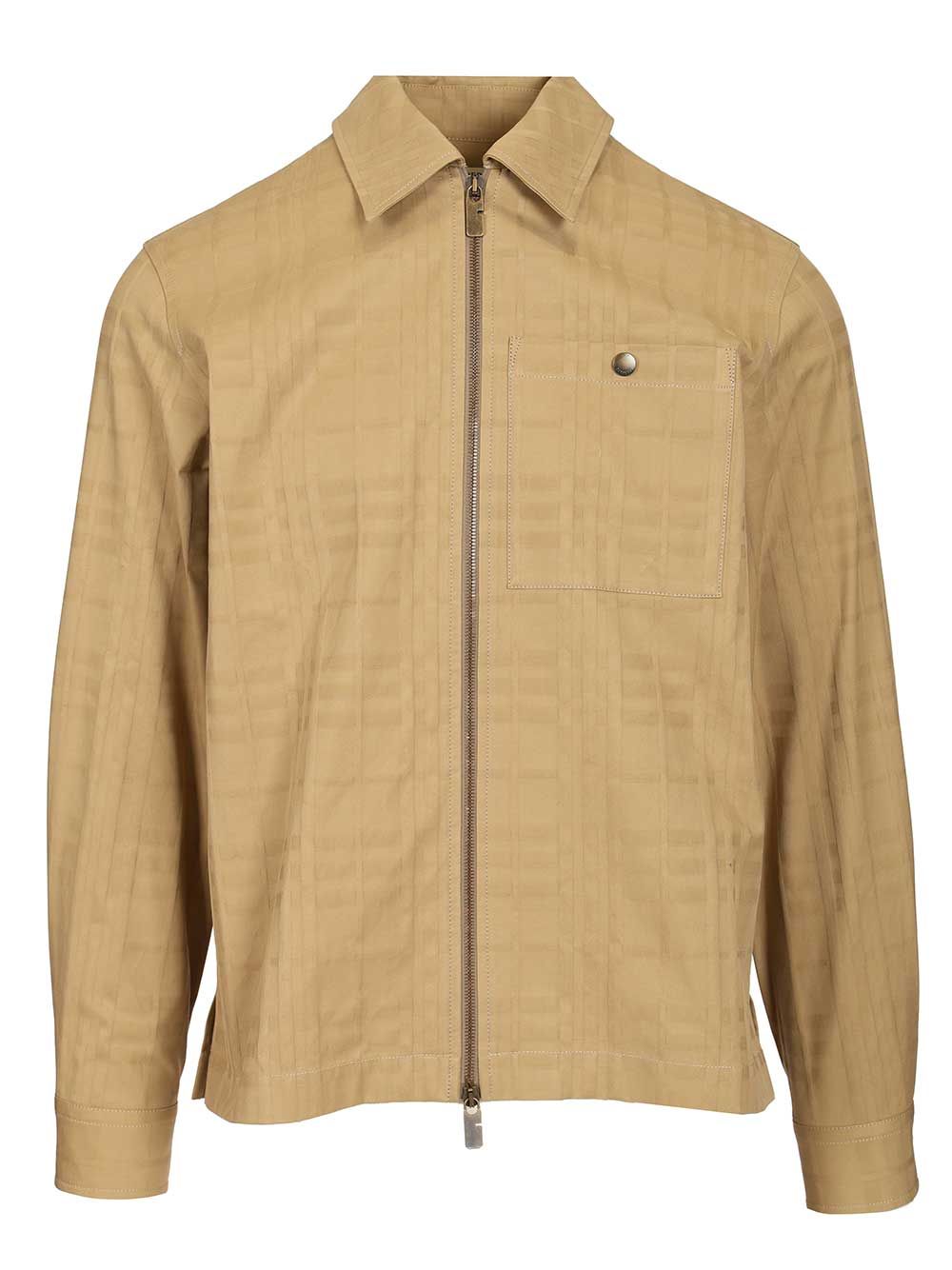 Check Cotton Zip-Up Shirt 8121988C4776 (Burberry / カジュアルジャケット ) | Burberry (バーバリー)