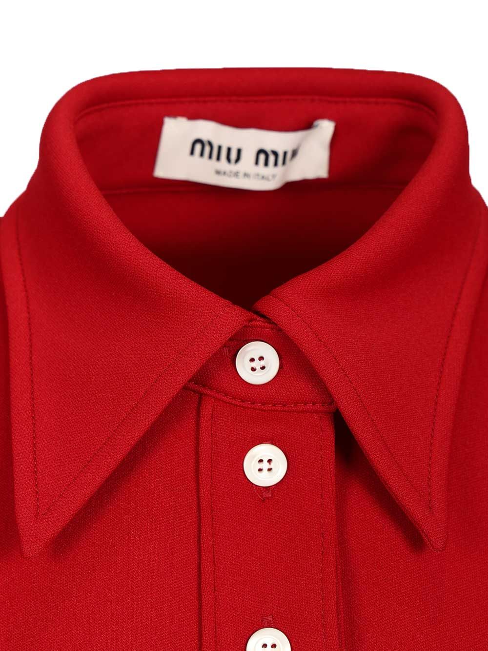 Technical jersey polo shirt MT2204 (MIU MIU / ポロシャツ ) | MIU MIU (ミュウミュウ)(2)