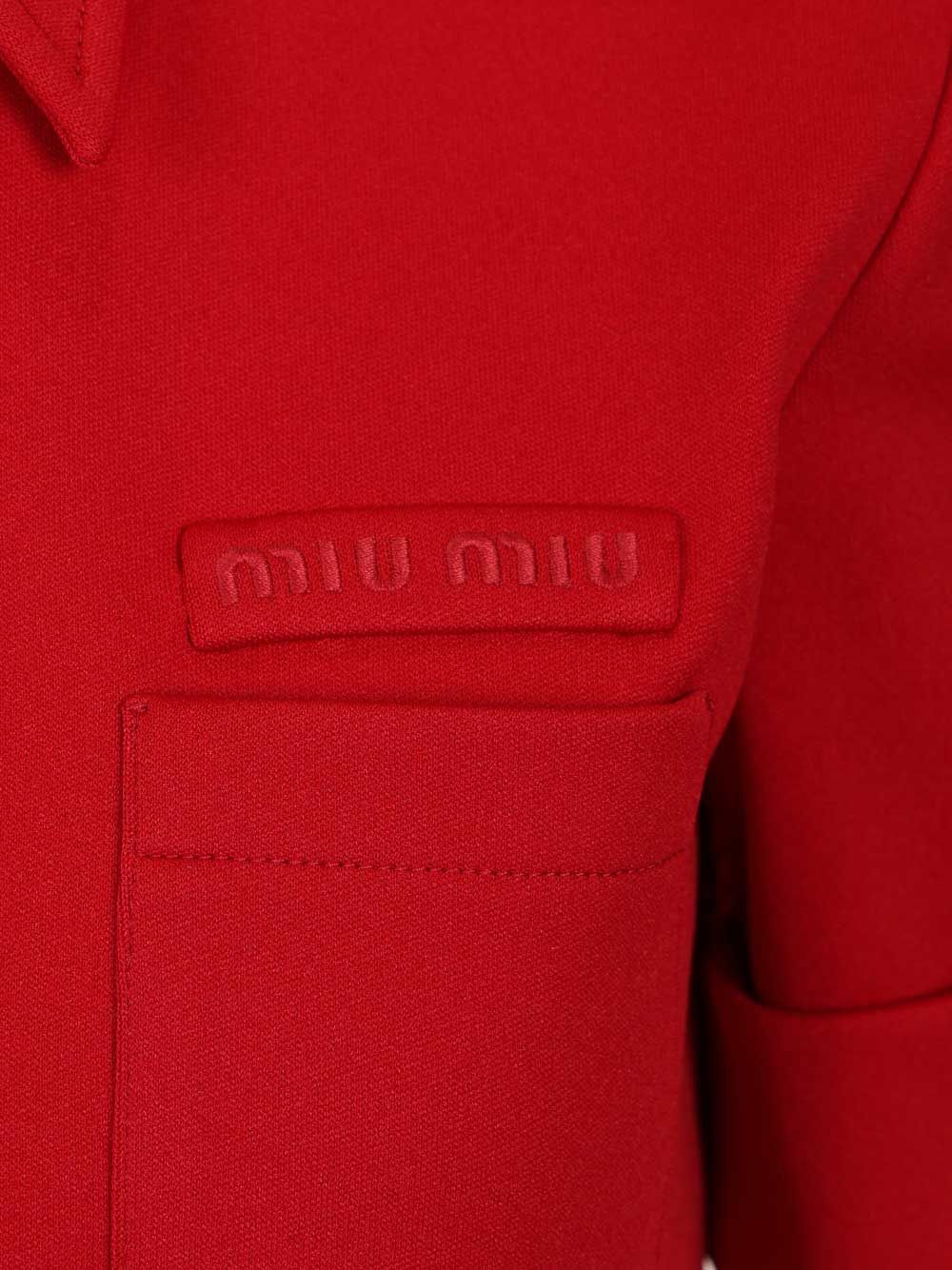Technical jersey polo shirt MT2204 (MIU MIU / ポロシャツ ) | MIU MIU (ミュウミュウ)(3)