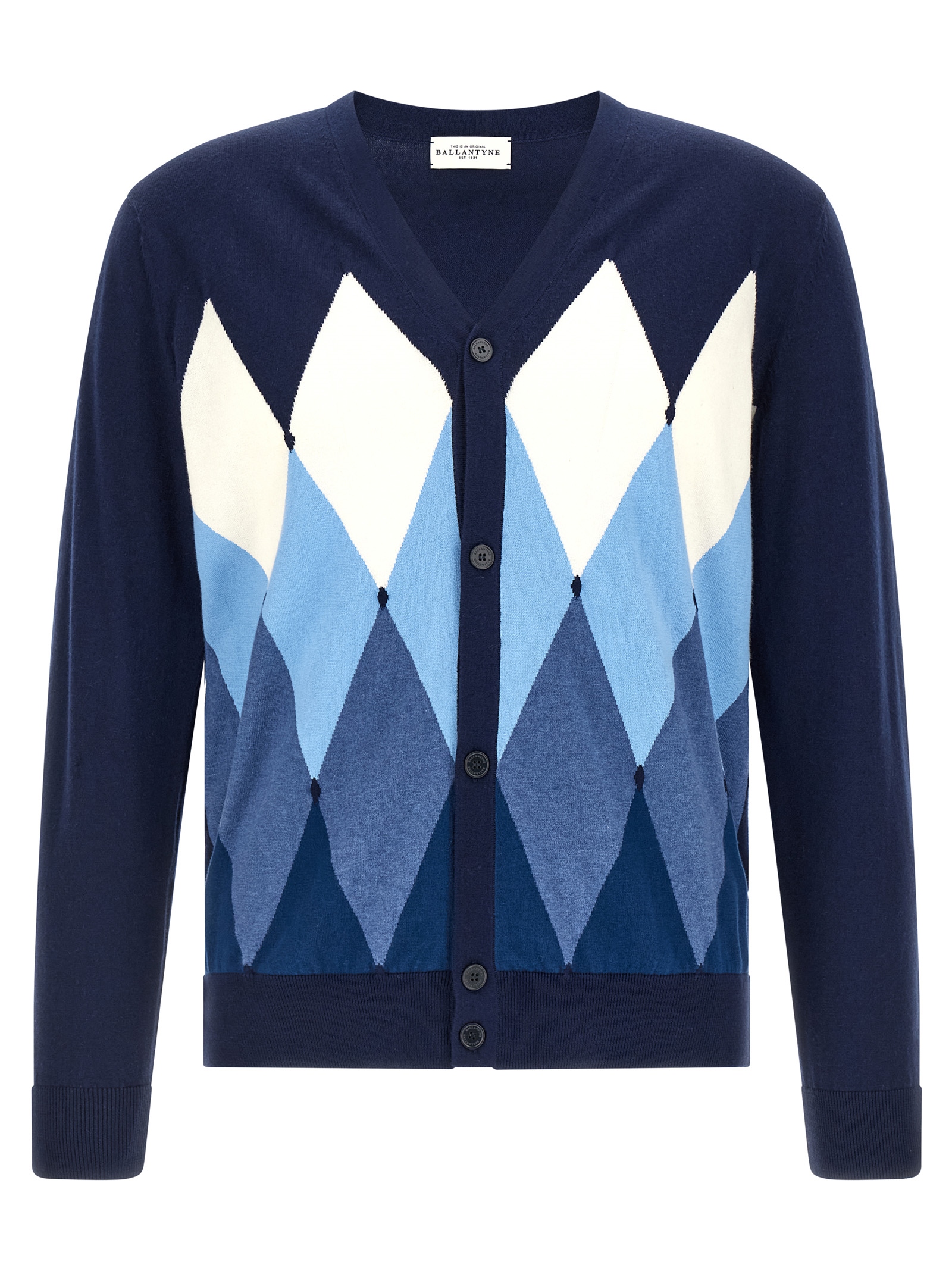 Cardigan Argyle B2K00114CA893535 (BALLANTYNE / ニット・セーター・カーディガン ) | BALLANTYNE (バランタイン)