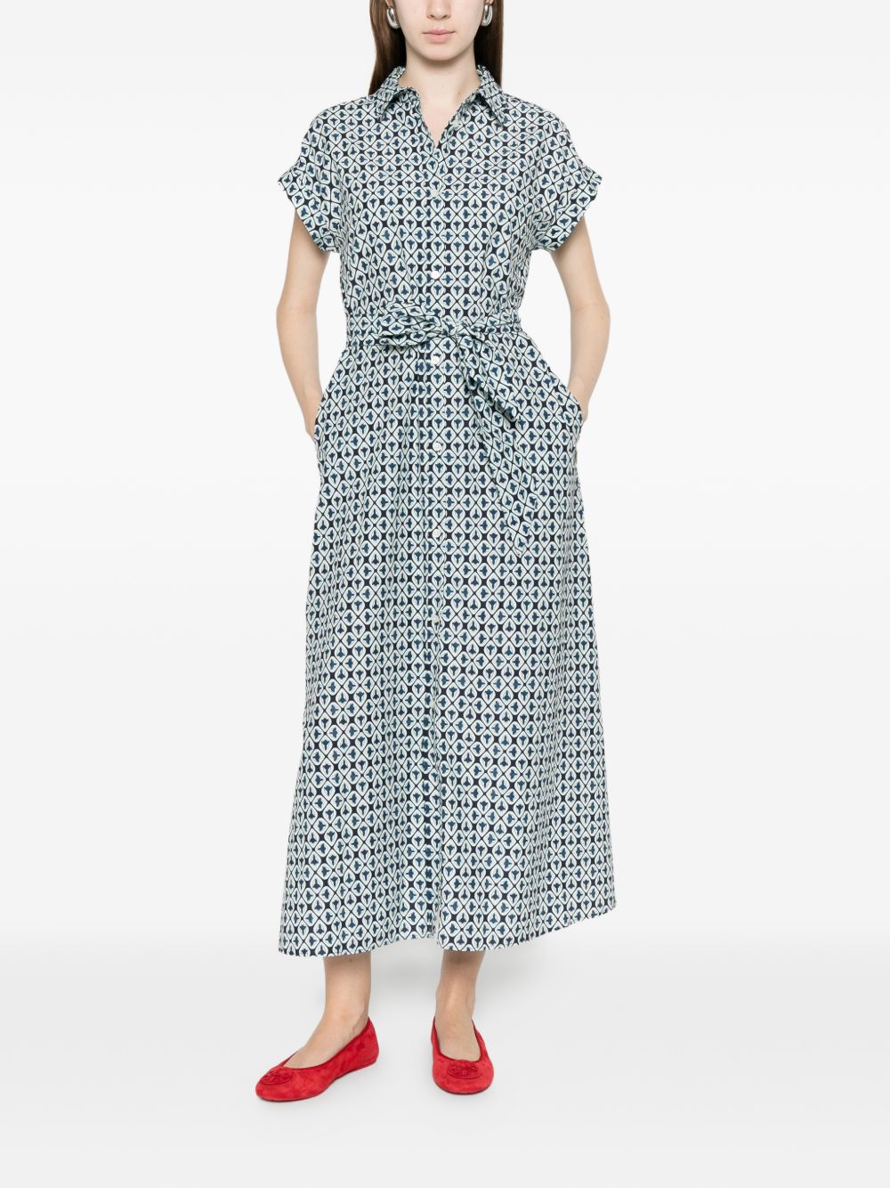 Woolrich Dresses Blue CFWWDR2021FRUT540231219 (WOOLRICH / ワンピース・ドレス・オールインワン ) | WOOLRICH (ウールリッチ)(4)