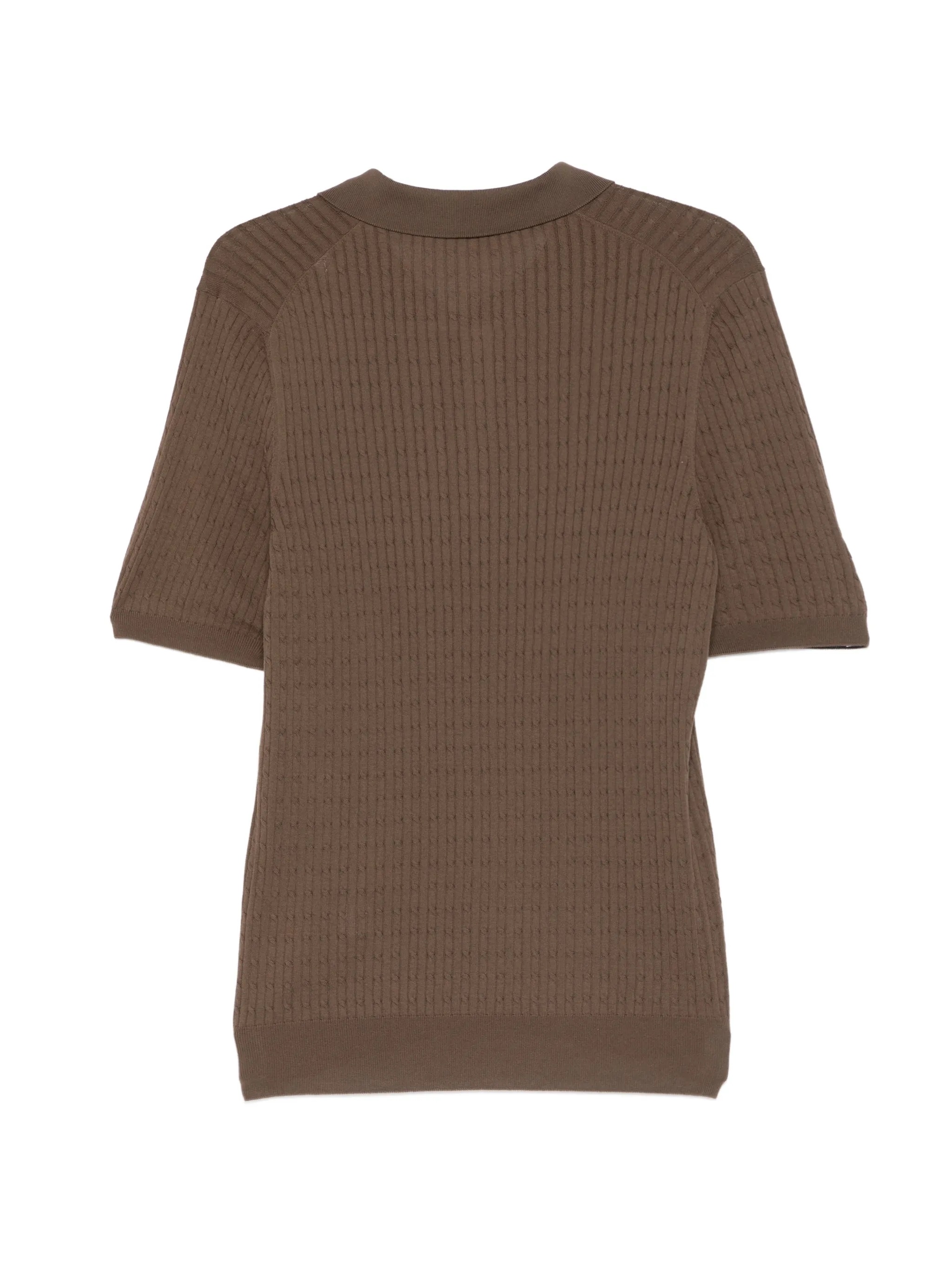 Tagliatore T-shirts and Polos Brown KARTGSE2601146 (TAGLIATORE / ポロシャツ ) | TAGLIATORE (タリアトーレ)(1)