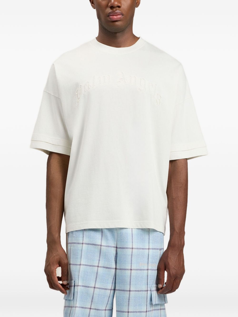 Palm Angels T-shirts and Polos White PMAA10QS26JER0010303 (Palm Angels / Tシャツ・カットソー ) | Palm Angels (パームエンジェルス)(2)