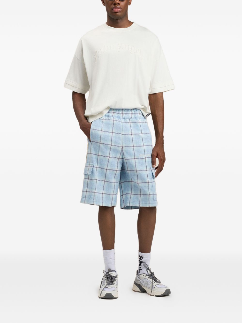 Palm Angels T-shirts and Polos White PMAA10QS26JER0010303 (Palm Angels / Tシャツ・カットソー ) | Palm Angels (パームエンジェルス)(3)