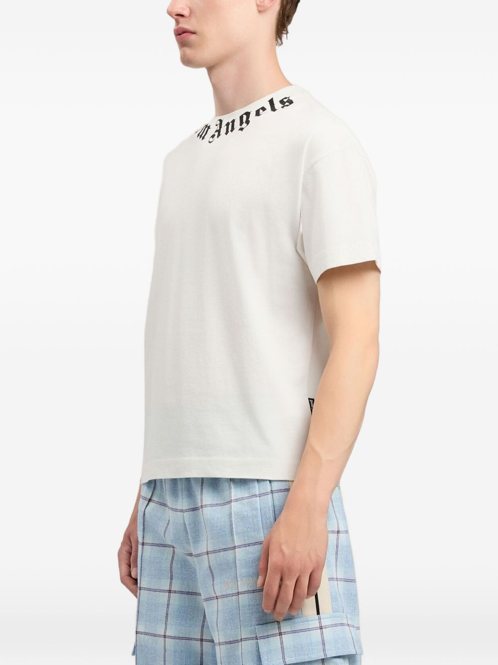 Palm Angels T-shirts and Polos Black PMAA109S26JER0080310 (Palm Angels / Tシャツ・カットソー ) | Palm Angels (パームエンジェルス)(1)