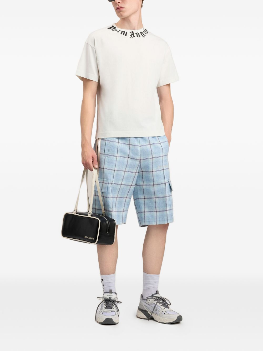 Palm Angels T-shirts and Polos Black PMAA109S26JER0080310 (Palm Angels / Tシャツ・カットソー ) | Palm Angels (パームエンジェルス)(2)