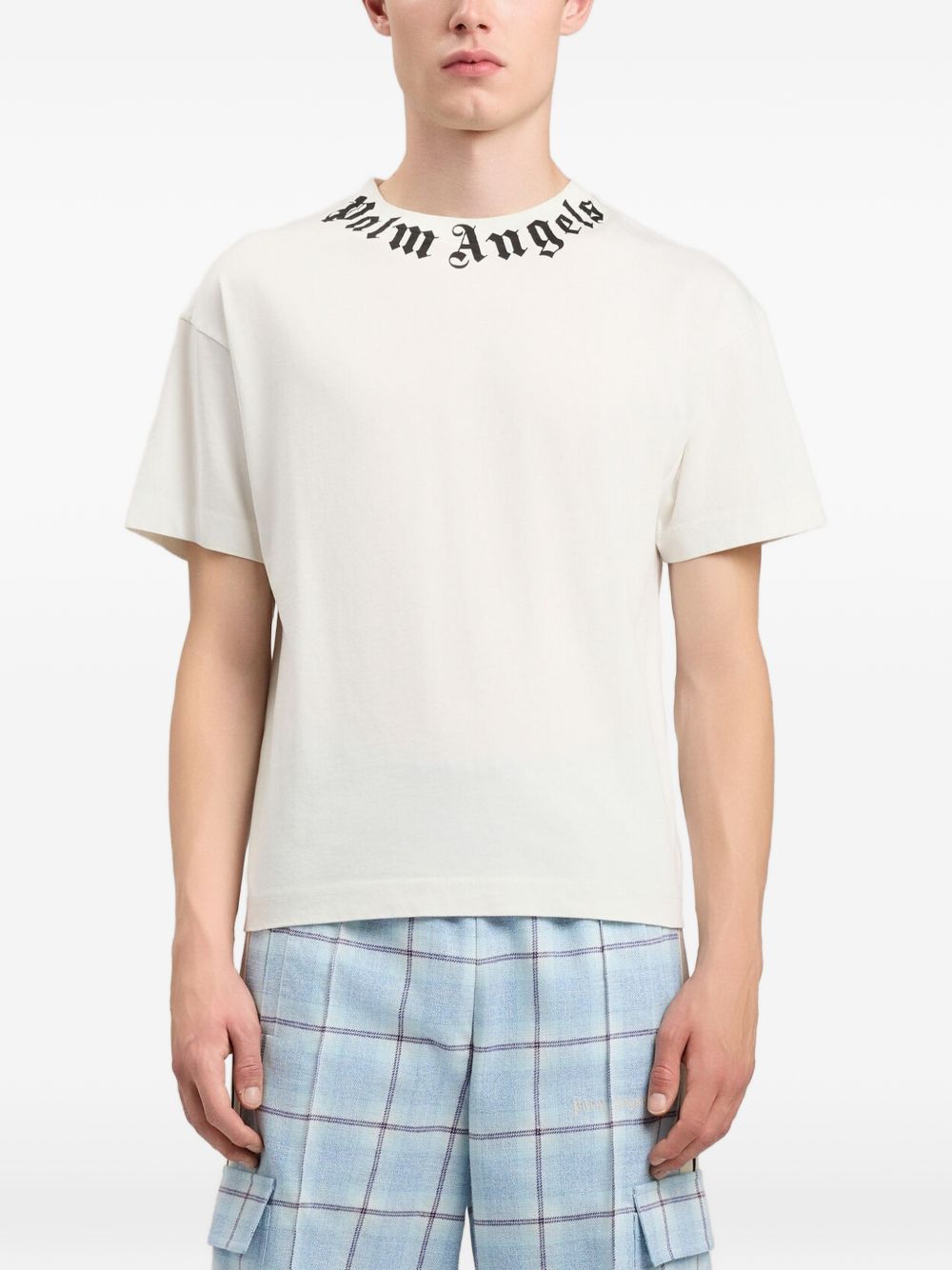 Palm Angels T-shirts and Polos Black PMAA109S26JER0080310 (Palm Angels / Tシャツ・カットソー ) | Palm Angels (パームエンジェルス)(3)