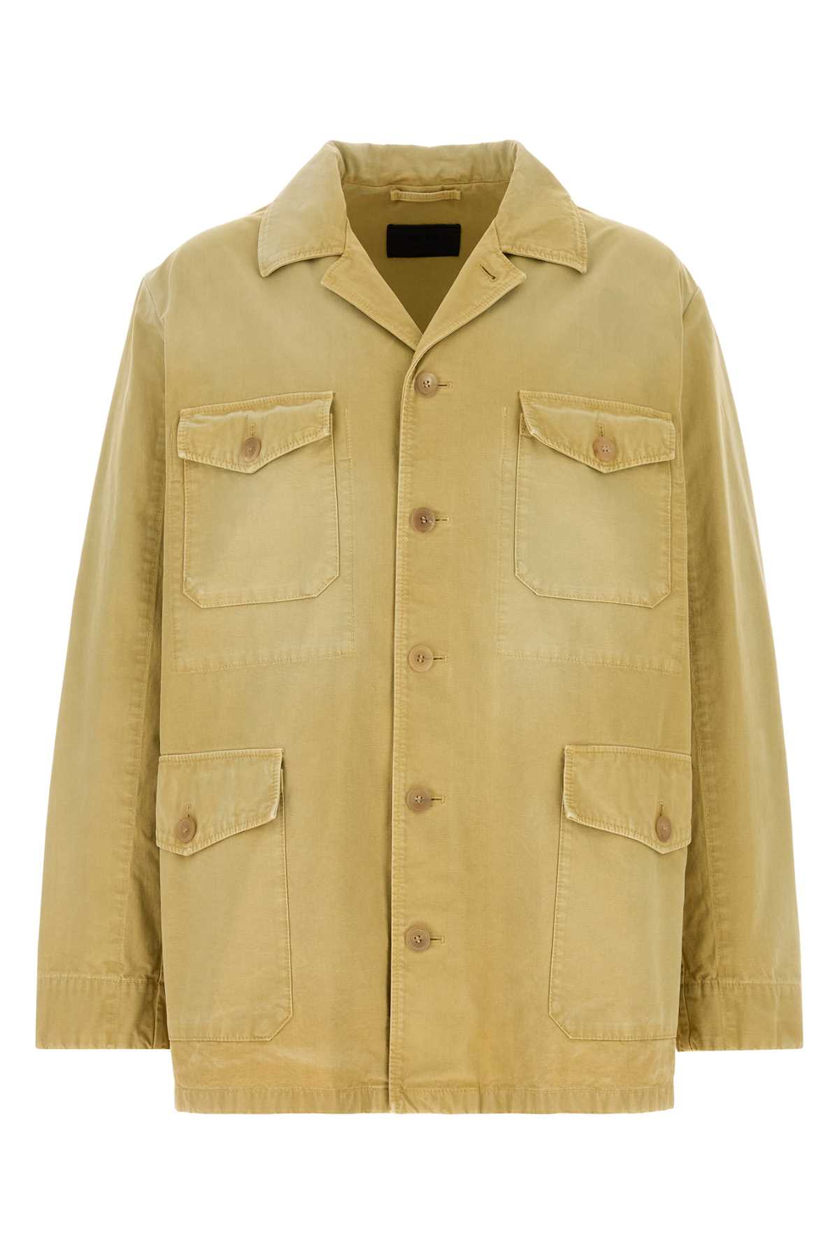 Beige cotton jacket SGD088SOOO187FF0065 (Prada / カジュアルジャケット ) | Prada (プラダ)