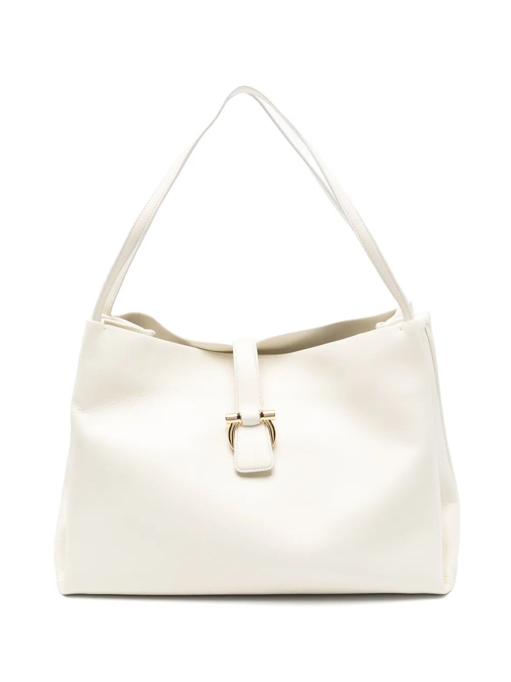 BUCKLE-DETAIL MEDIUM SHOULDER BAG 2198040789505MASCARPONE (FERRAGAMO / ハンドバッグ・ショルダーバッグ ) | FERRAGAMO (フェラガモ)