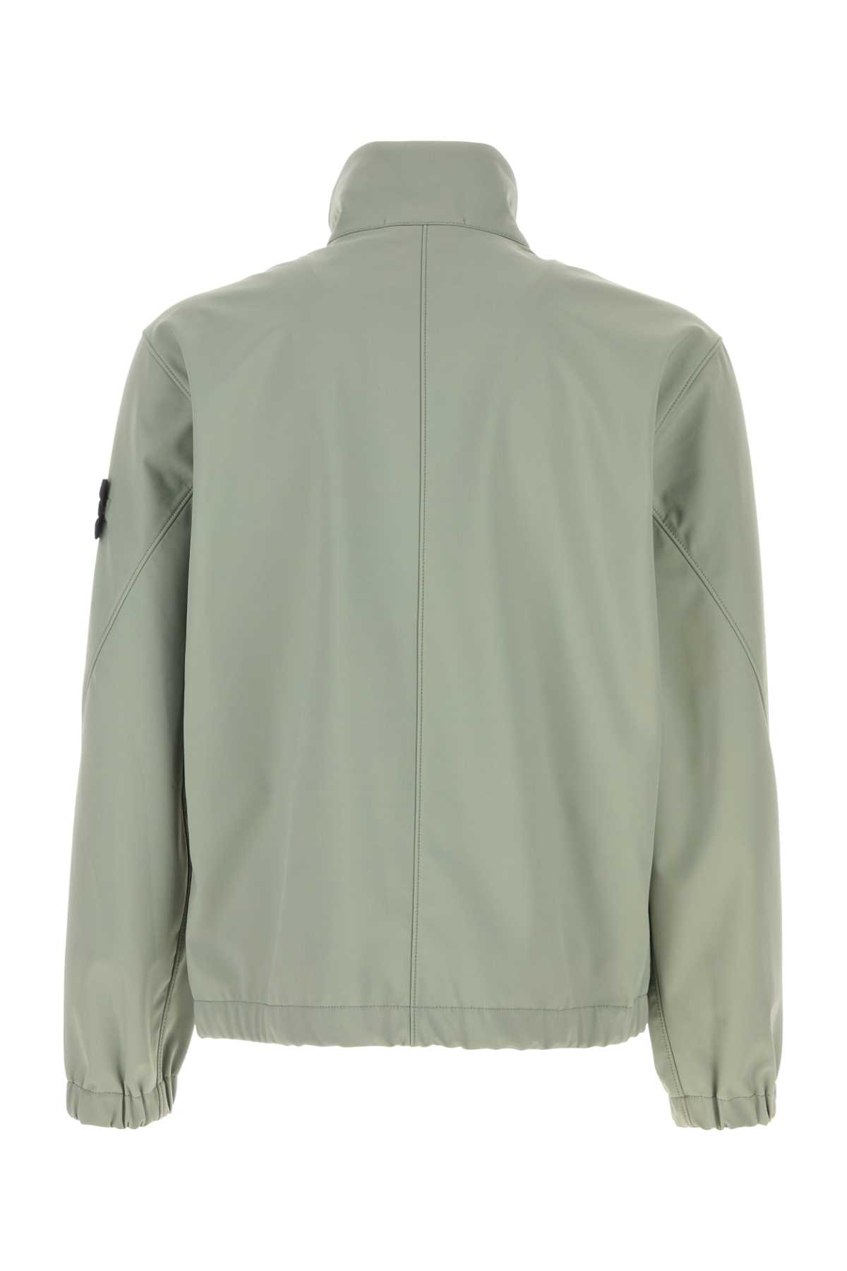 Mint green stretch polyester jacket L1S154100022S0A22V0055 (STONE ISLAND / カジュアルジャケット ) | STONE ISLAND (ストーンアイランド)(1)
