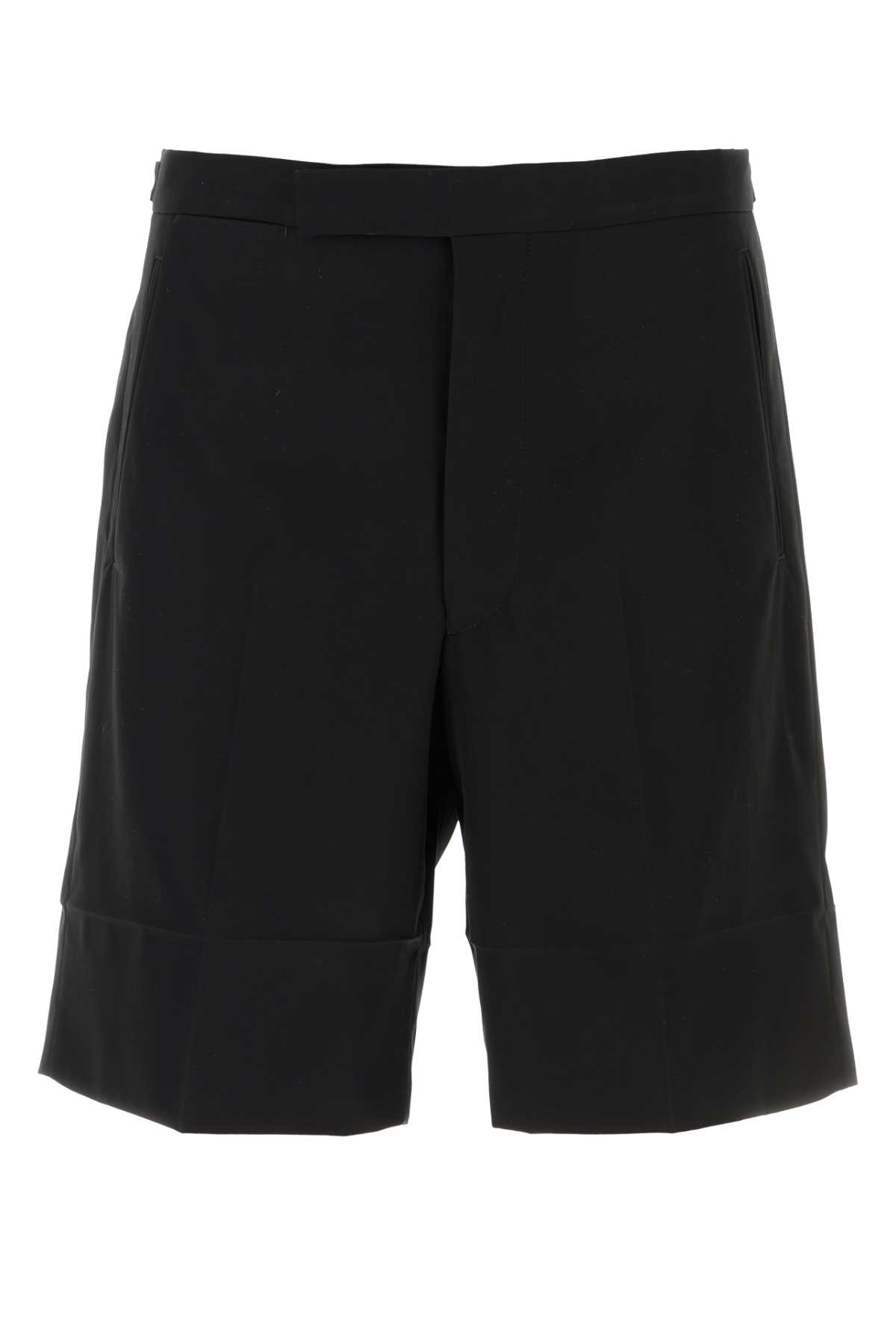 Black cotton bermuda shorts UP0423SOOO19AMF0002 (Prada / ショートパンツ ) | Prada (プラダ)