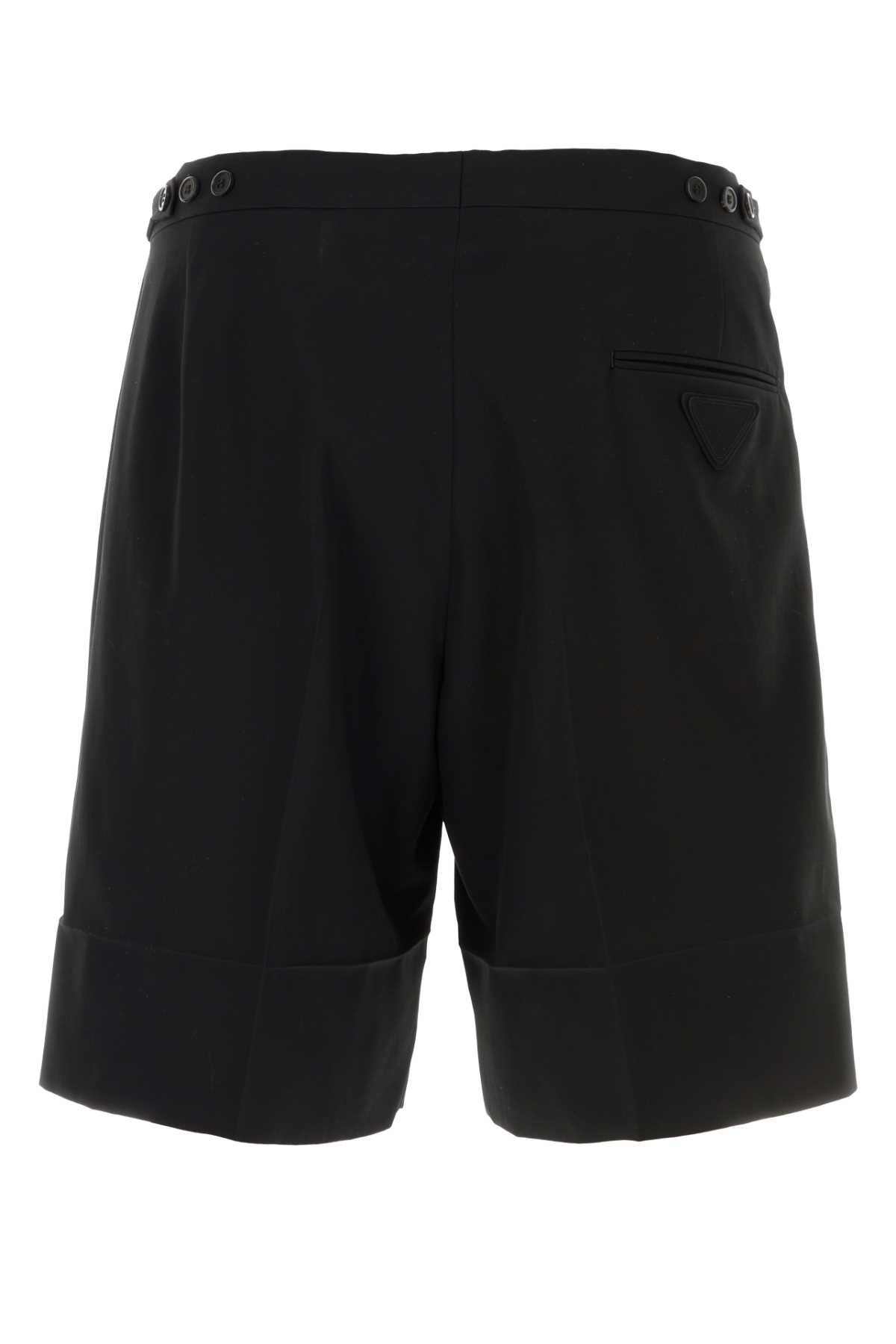 Black cotton bermuda shorts UP0423SOOO19AMF0002 (Prada / ショートパンツ ) | Prada (プラダ)(1)