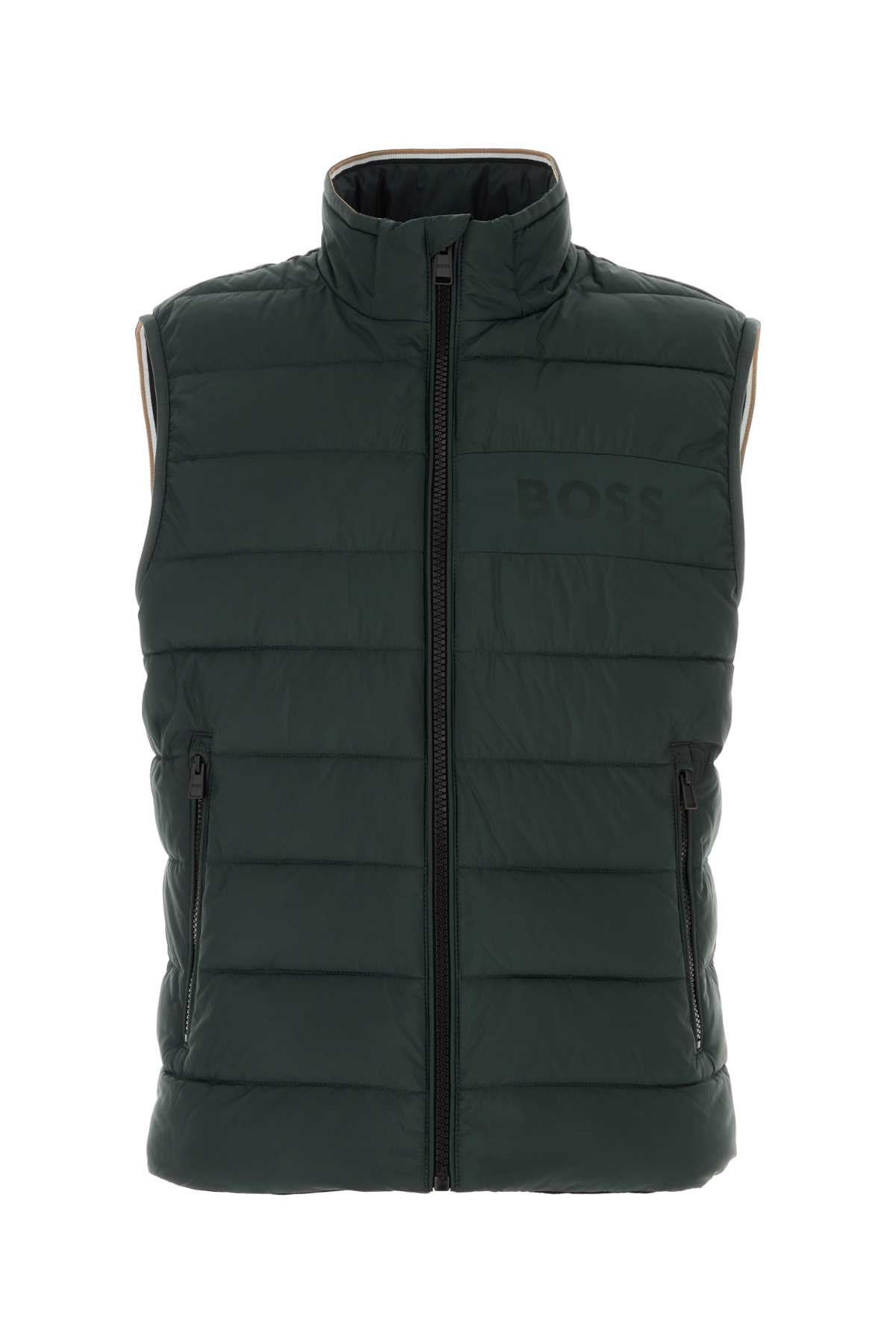 Bottle green polyester sleeveless jacket 50518375348 (HUGO BOSS / ベスト ) | HUGO BOSS (ヒューゴボス)
