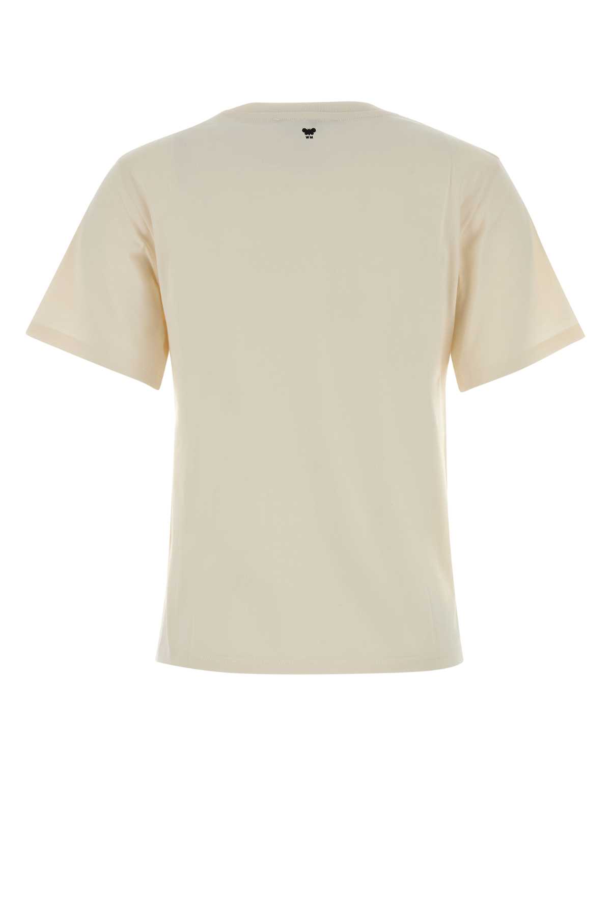 Cream cotton West t-shirt 2615971041600005 (Weekend Max Mara / Tシャツ・カットソー ) | Weekend Max Mara (ウィークエンド マックスマーラ)(1)