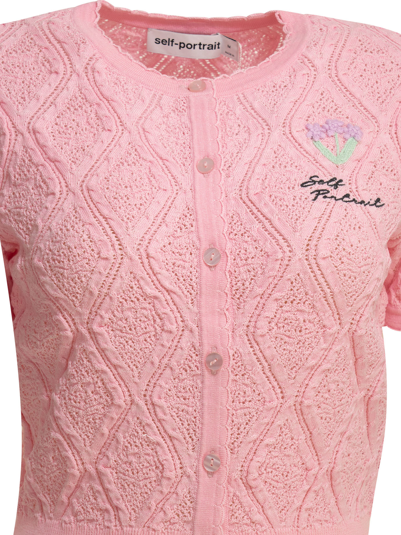 Woven knit cardigan SS26057T (self-portrait / ニット・セーター・カーディガン ) | self-portrait (セルフ・ポートレイト)(2)