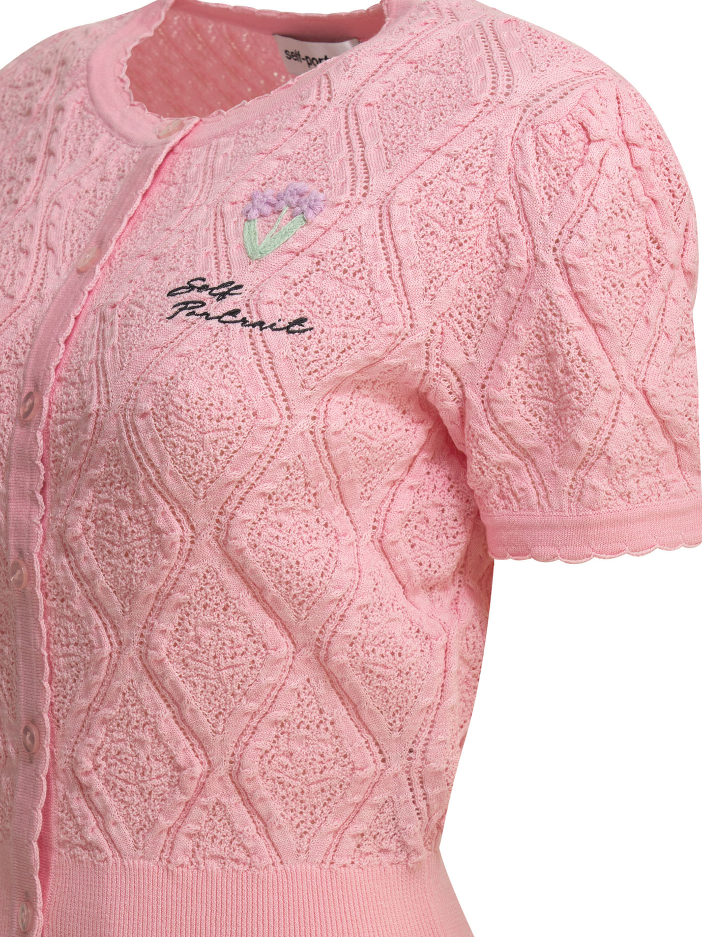 Woven knit cardigan SS26057T (self-portrait / ニット・セーター・カーディガン ) | self-portrait (セルフ・ポートレイト)(3)