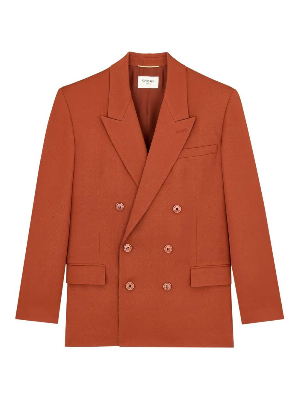 DOUBLE-BREASTED JACKET IN WOOL GABARDINE 859390Y6J756532 (Saint Laurent / ブレザー・ジャケット ) | Saint Laurent (サンローラン)